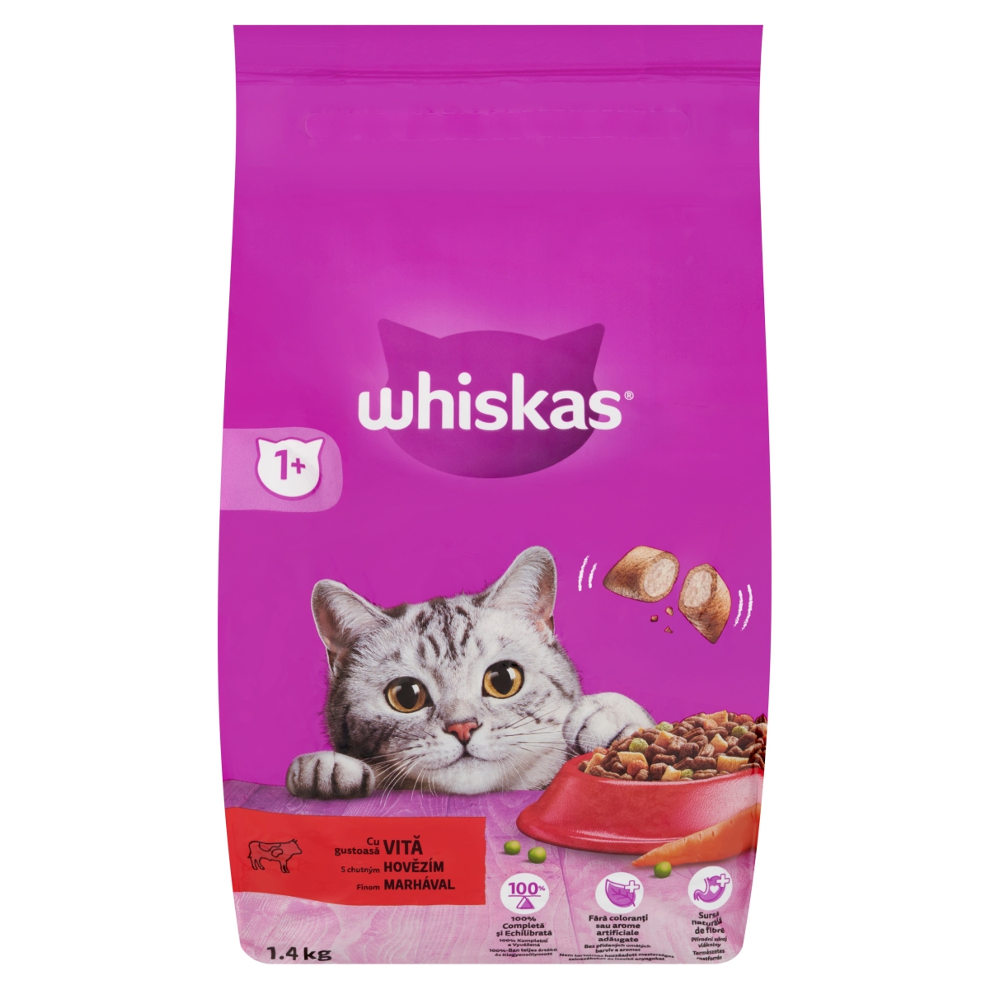 Whiskas szárazeledel marha macskáknak - 1,4 kg-2