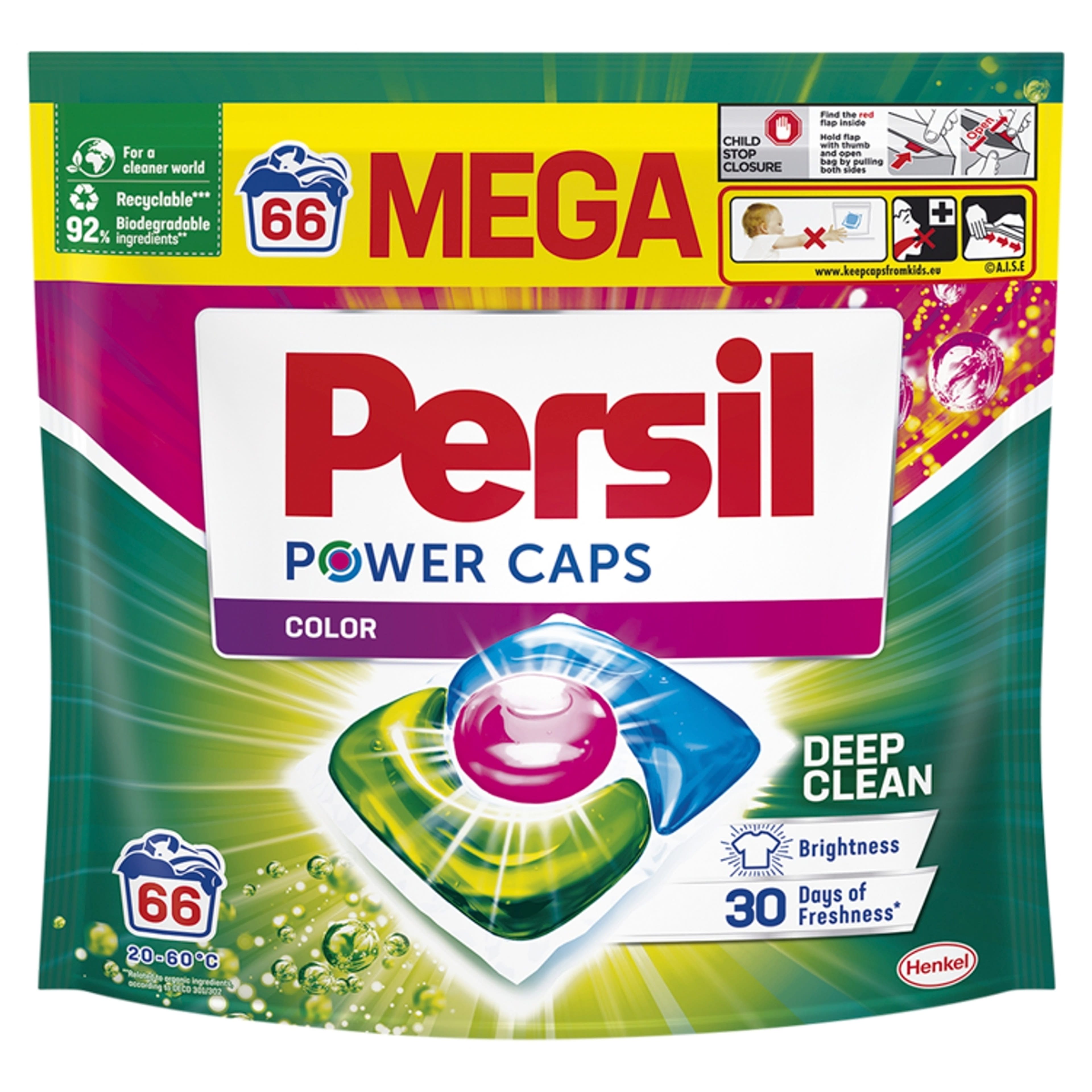 Persil Power Caps Color mosókapszula 66 mosás - 924 g-1