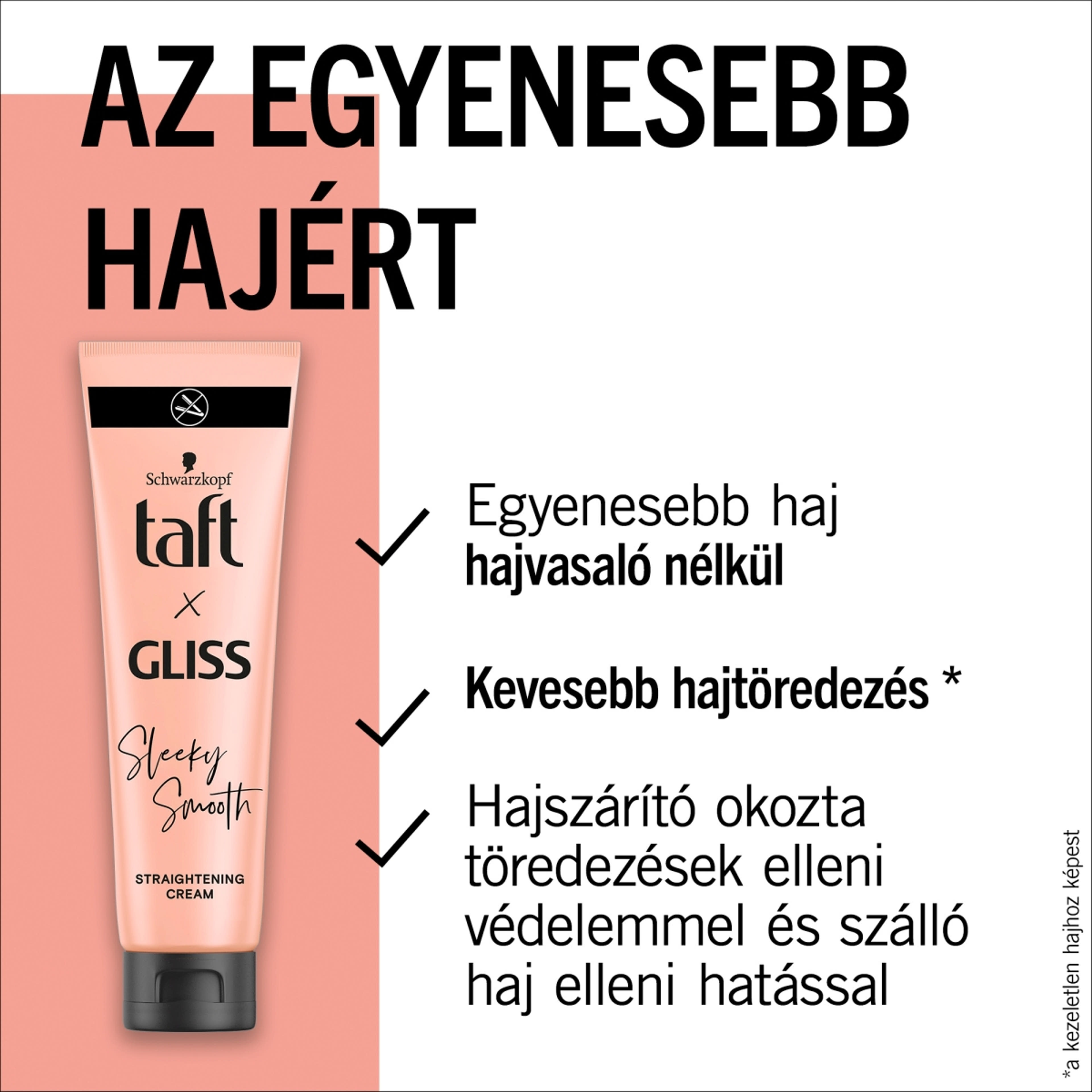 Schwarzkopf Taft x Gliss hajegyenesítő krém - 150 ml-4