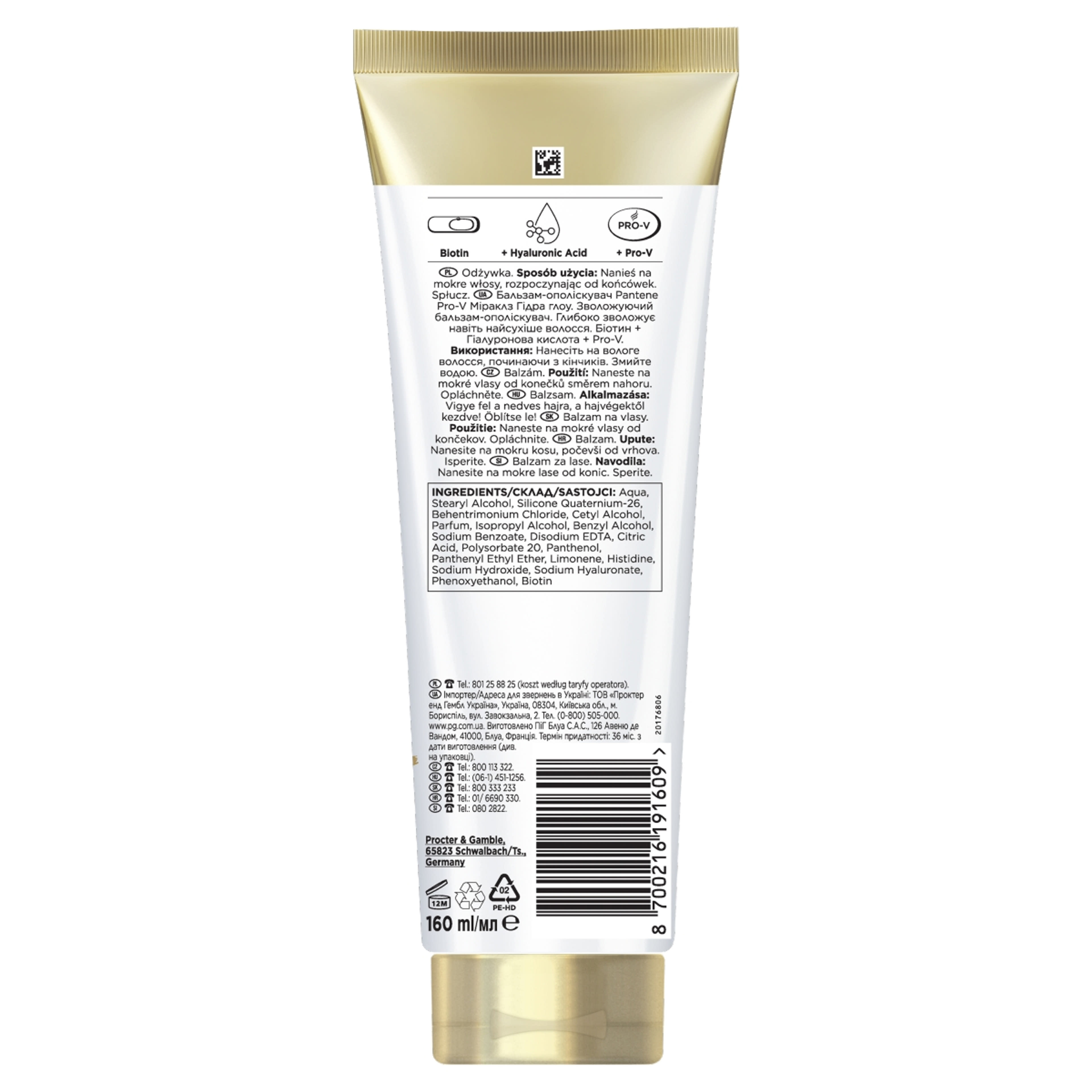 Pantene Miracles Hydra balzsam - 160 ml-2