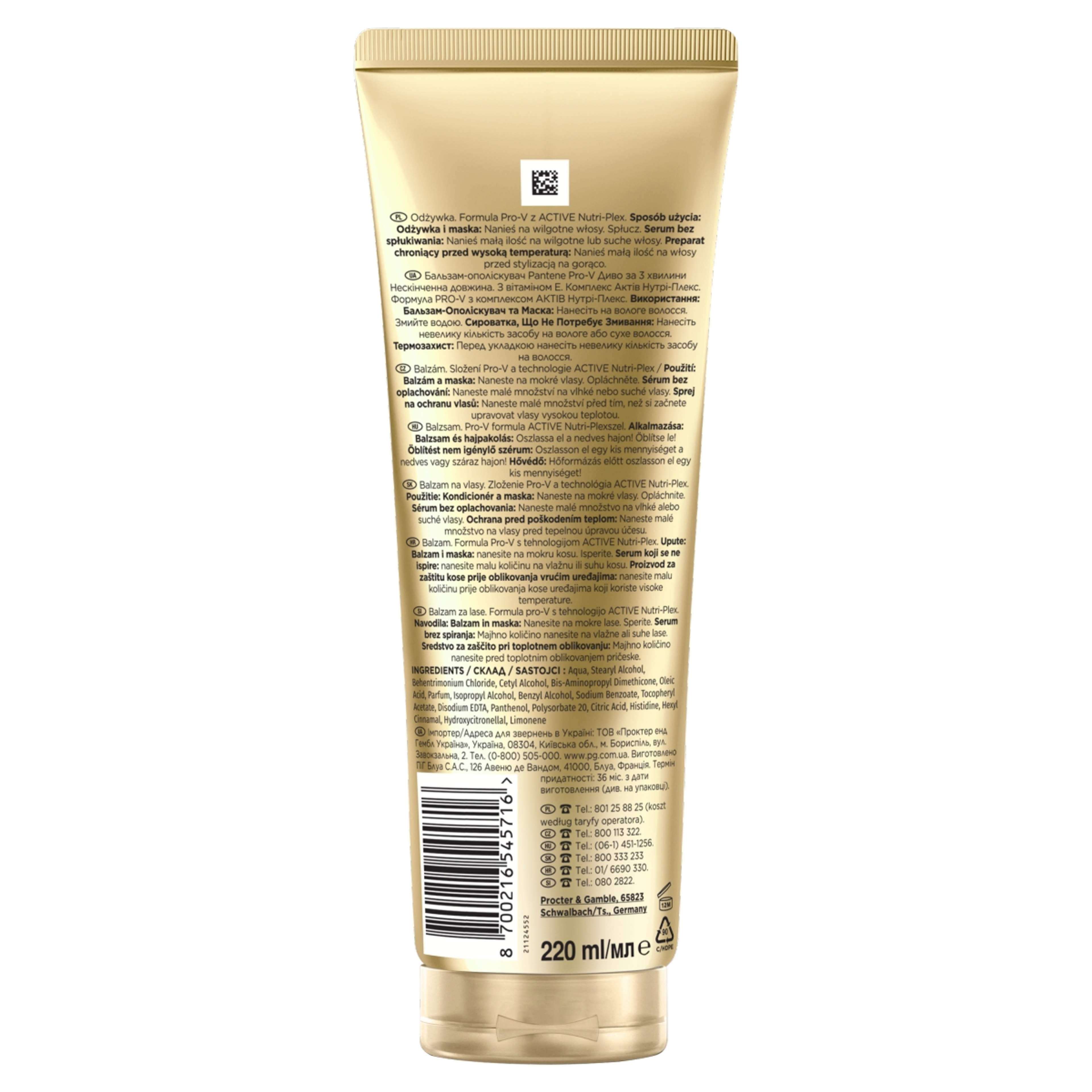 Pantene Pro-V Infinite Lengths 3 Minute Miracle balzsam - 220 ml-2