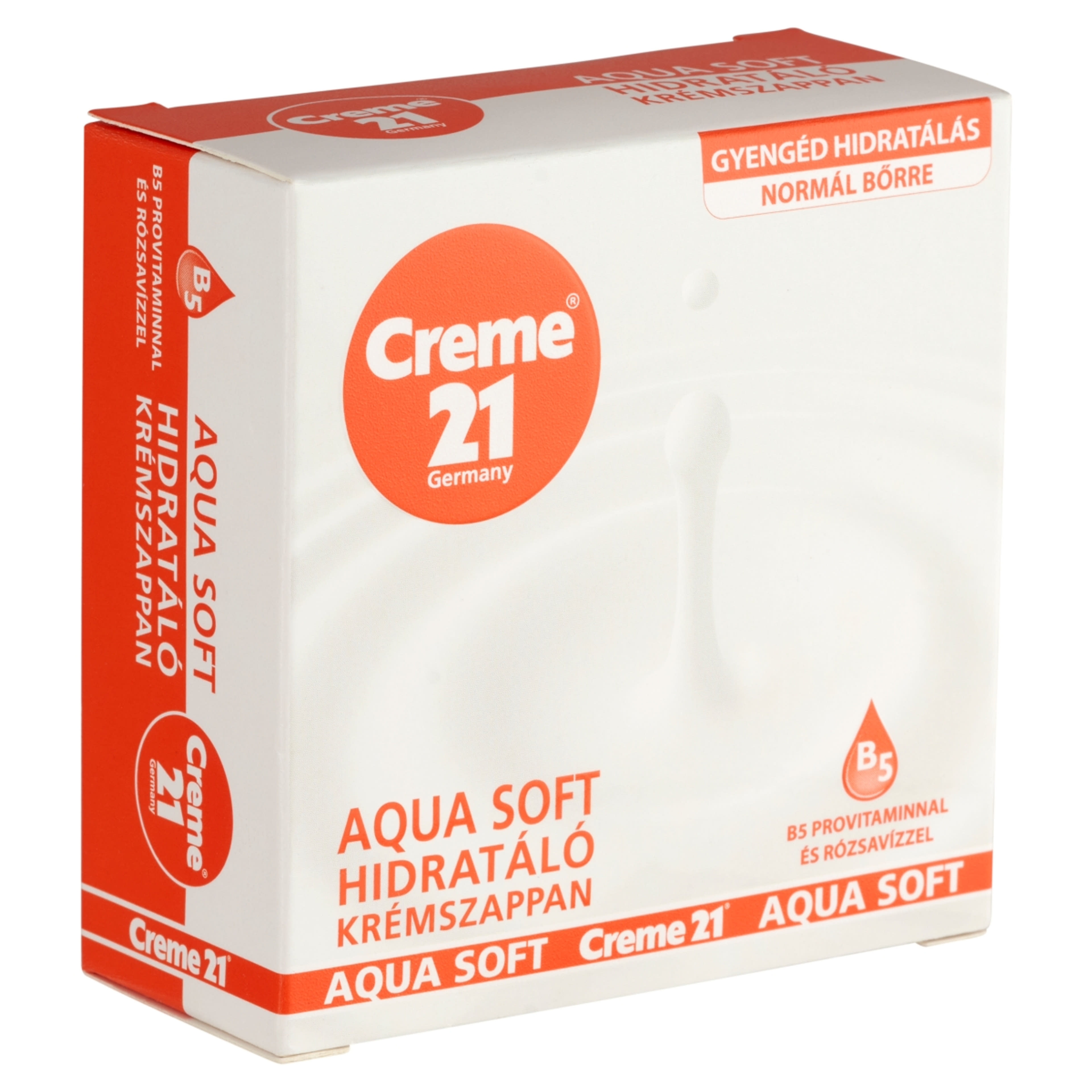 Creme 21 Aqua Soft krémszappan normál bőrre - 125 g-2