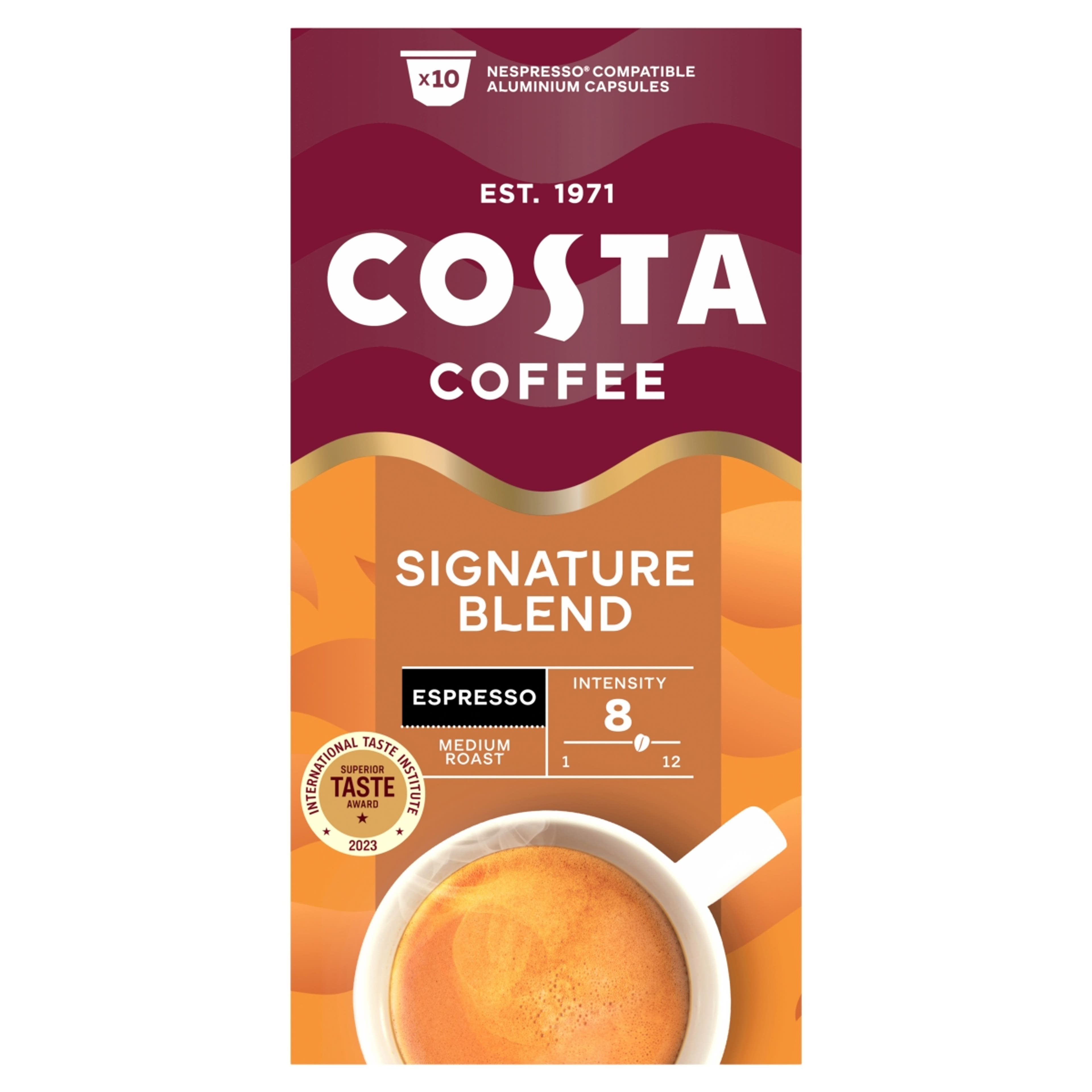 Costa Signature Bend Espresso Nespresso kávékapszula - 10 db
