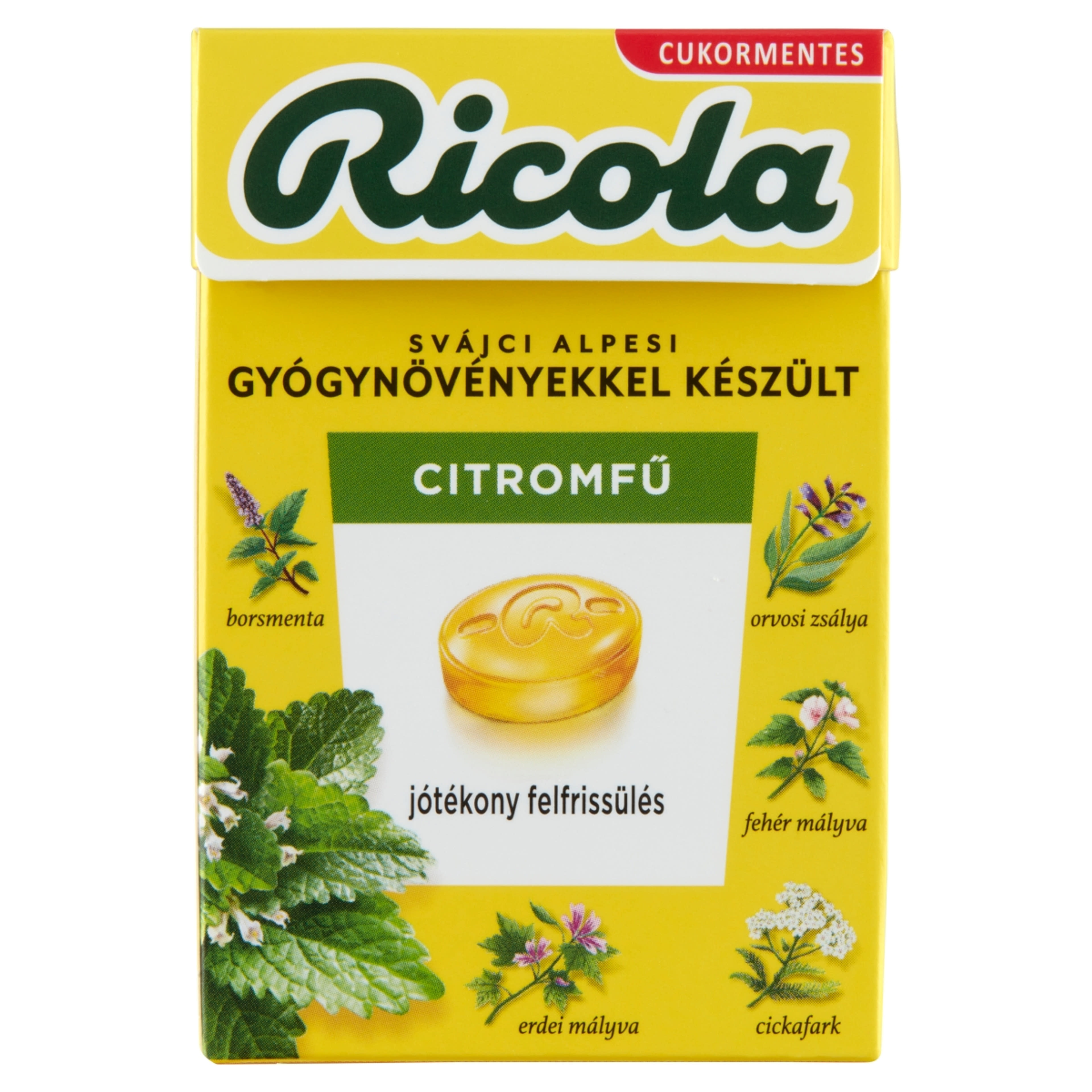 Ricola cukorka citromfüves - 40 g