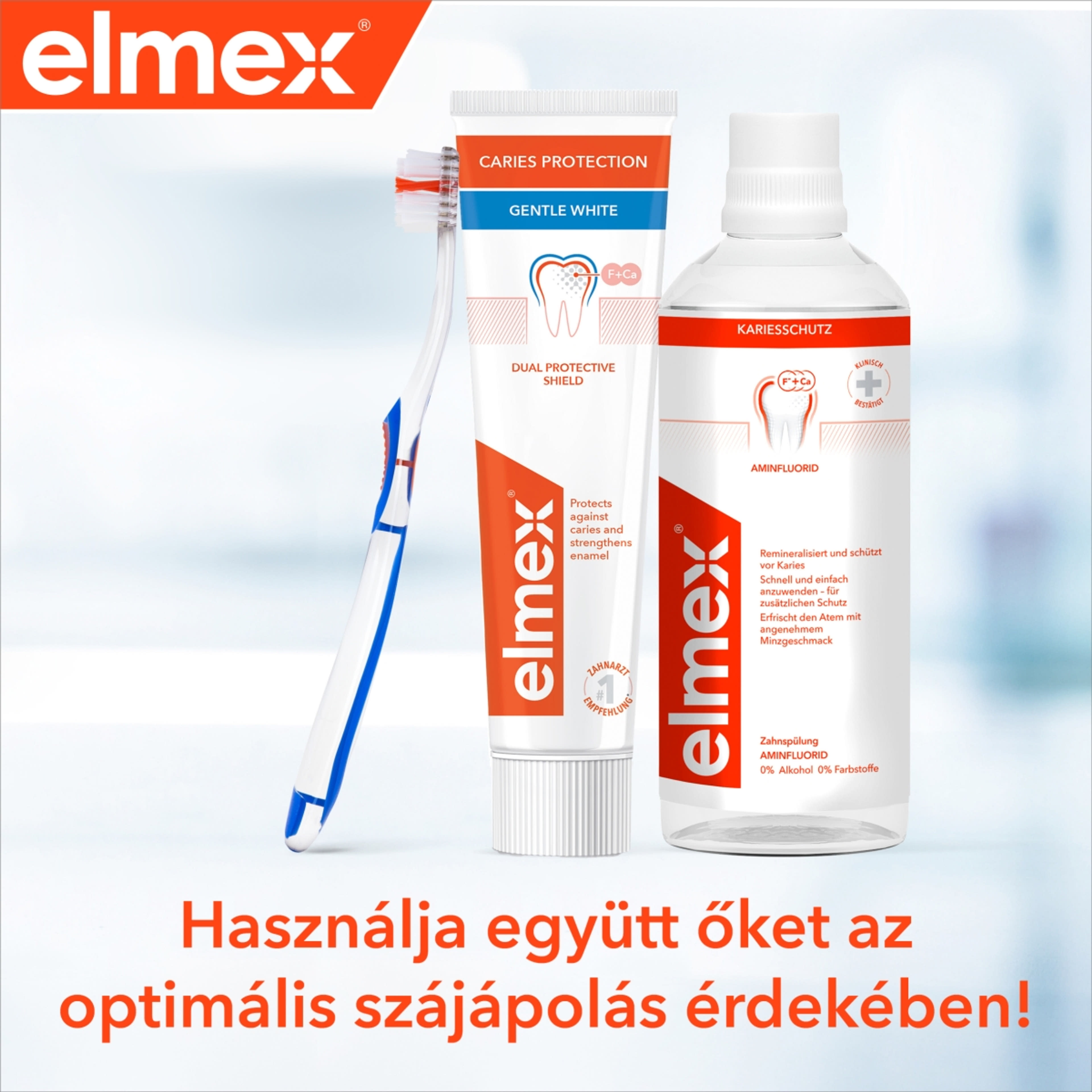 Elmex Caries Protection Gentle White fogkrém - 75 ml-8