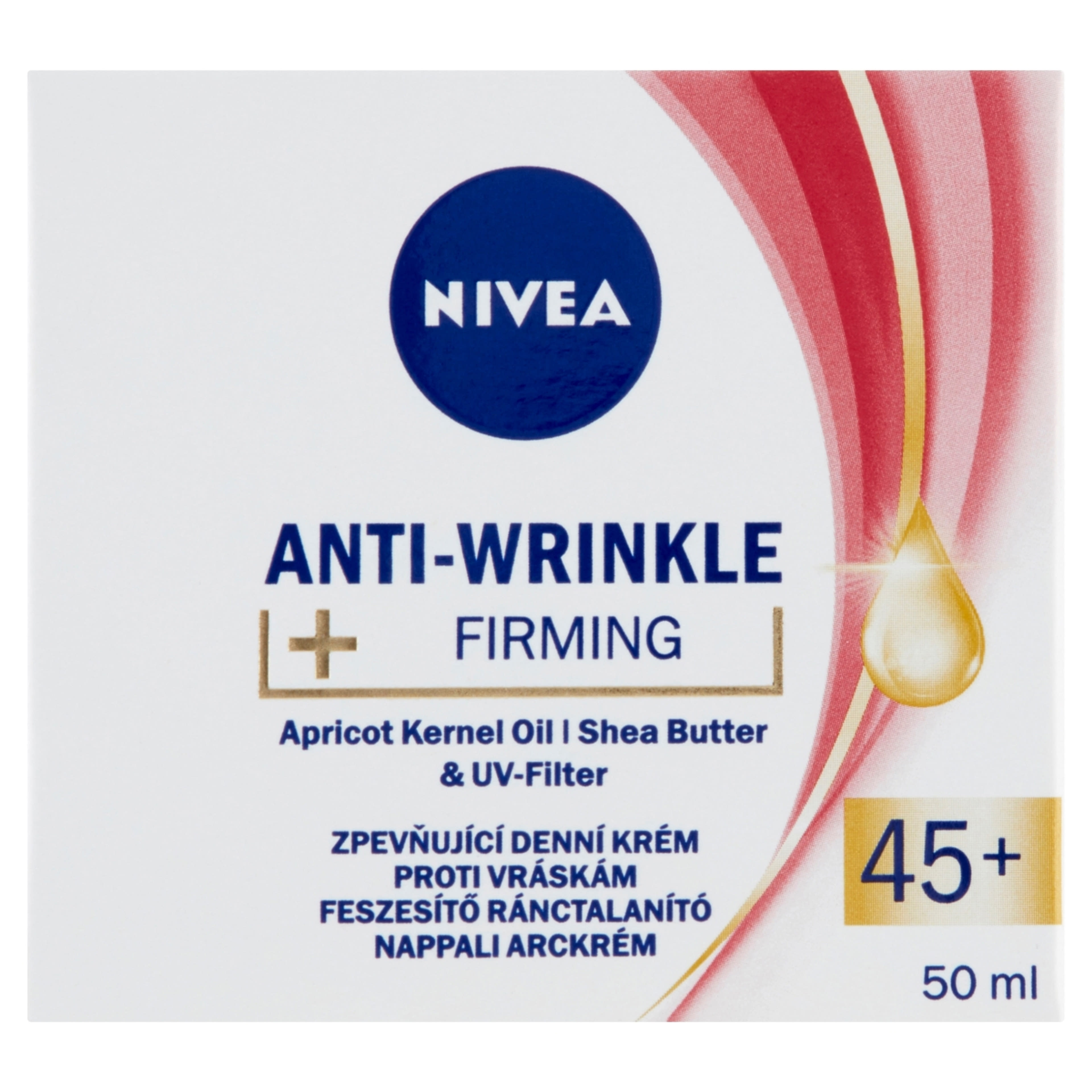 NIVEA Anti Wrinkle 45+ Bőrfeszesítő Nappali arckrém - 50 ml