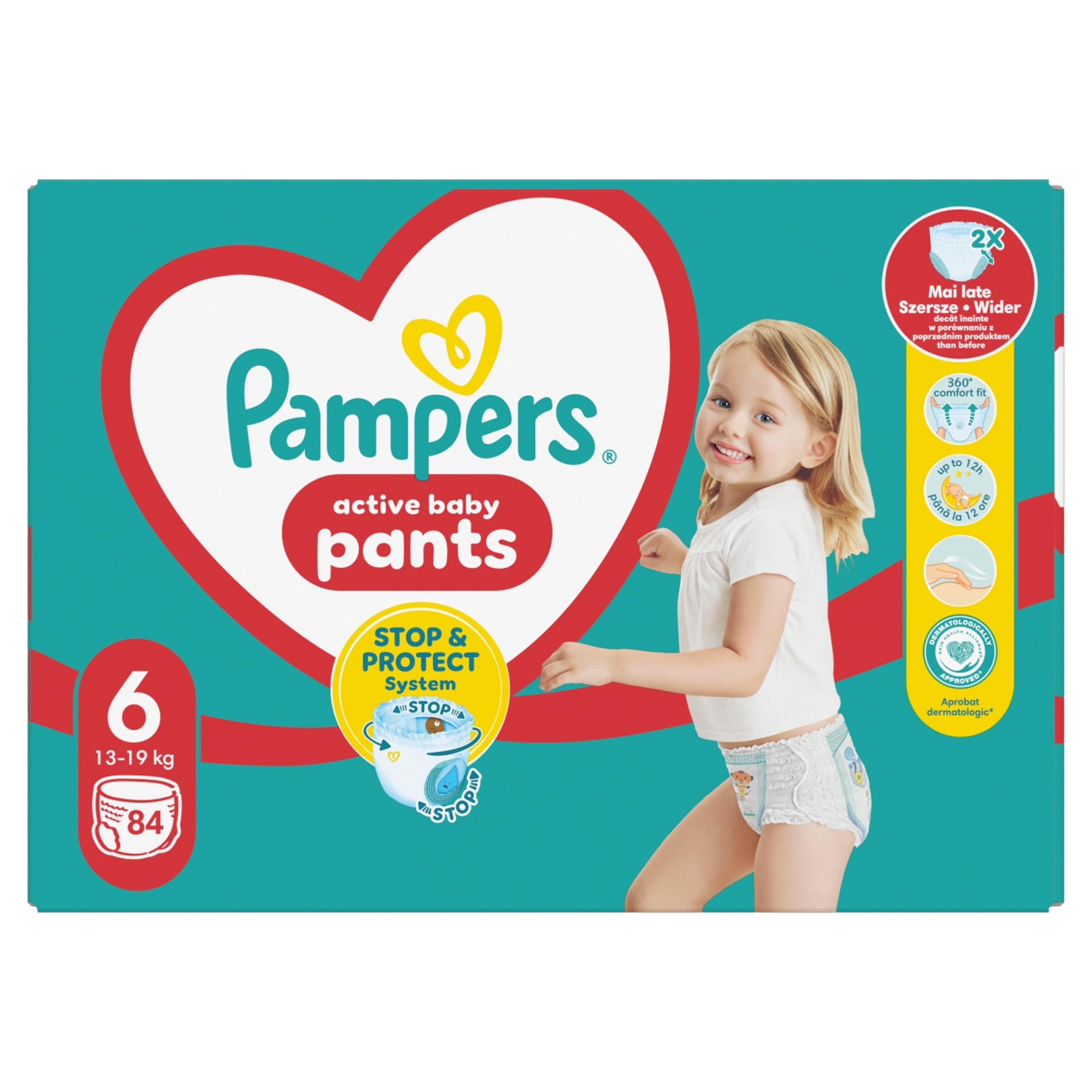 Pampers Pants bugyipelenka Mega Pack+ 6-os 13-19 kg - 84 db