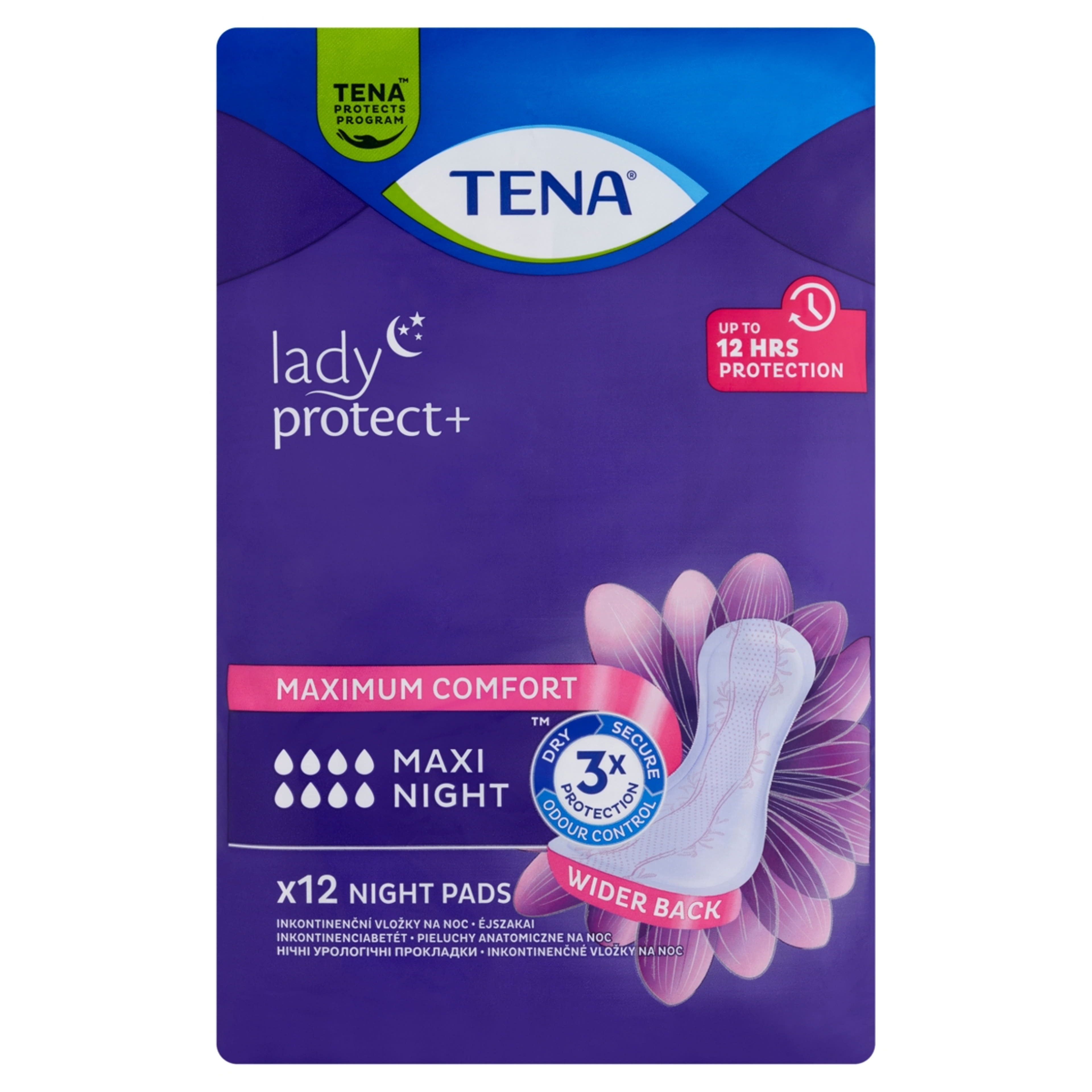 Tena Lady Maxi Night éjszakai betét - 12 db