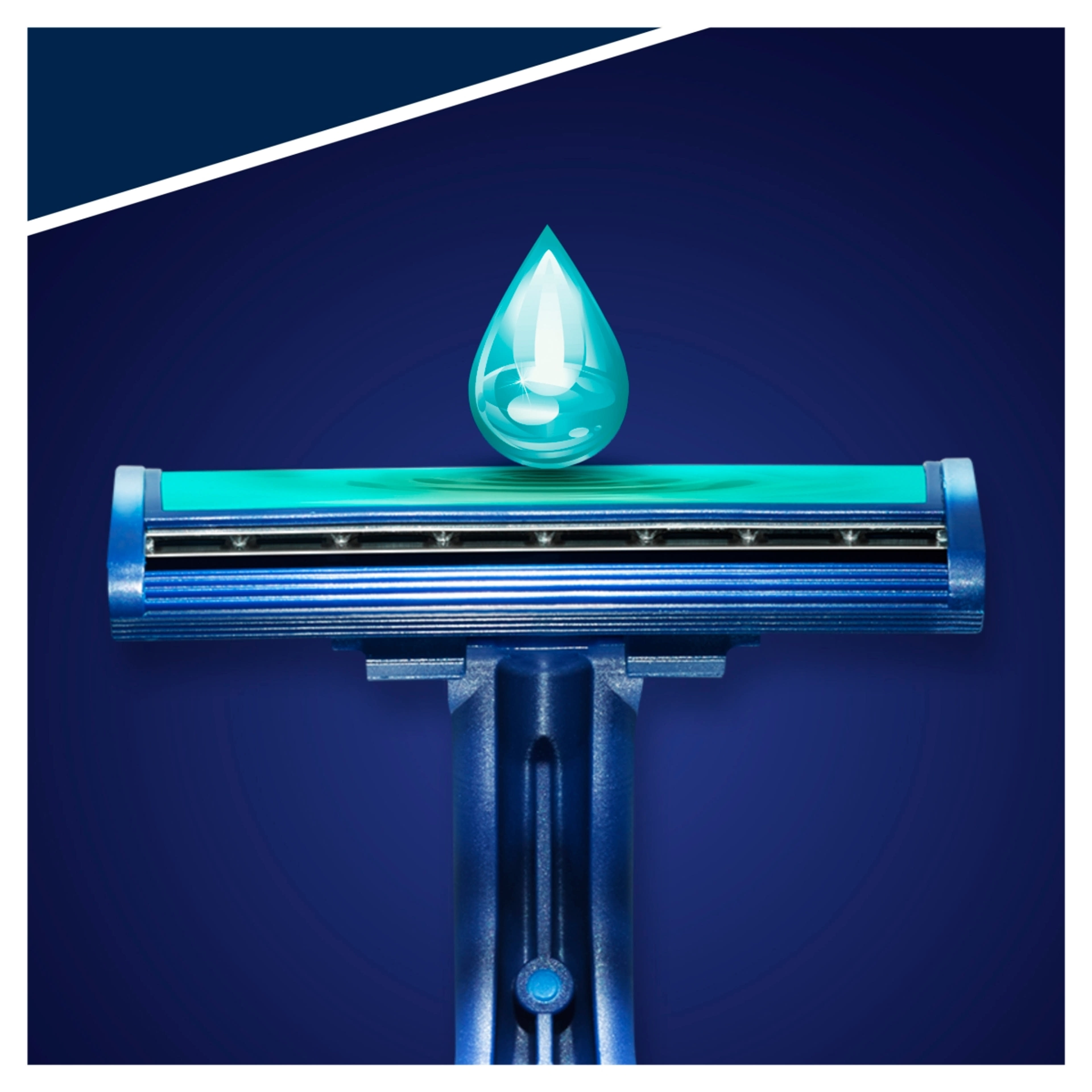 Gillette BlueII Plus eldobható borotvák krémezocsíkkal - 14 db-4