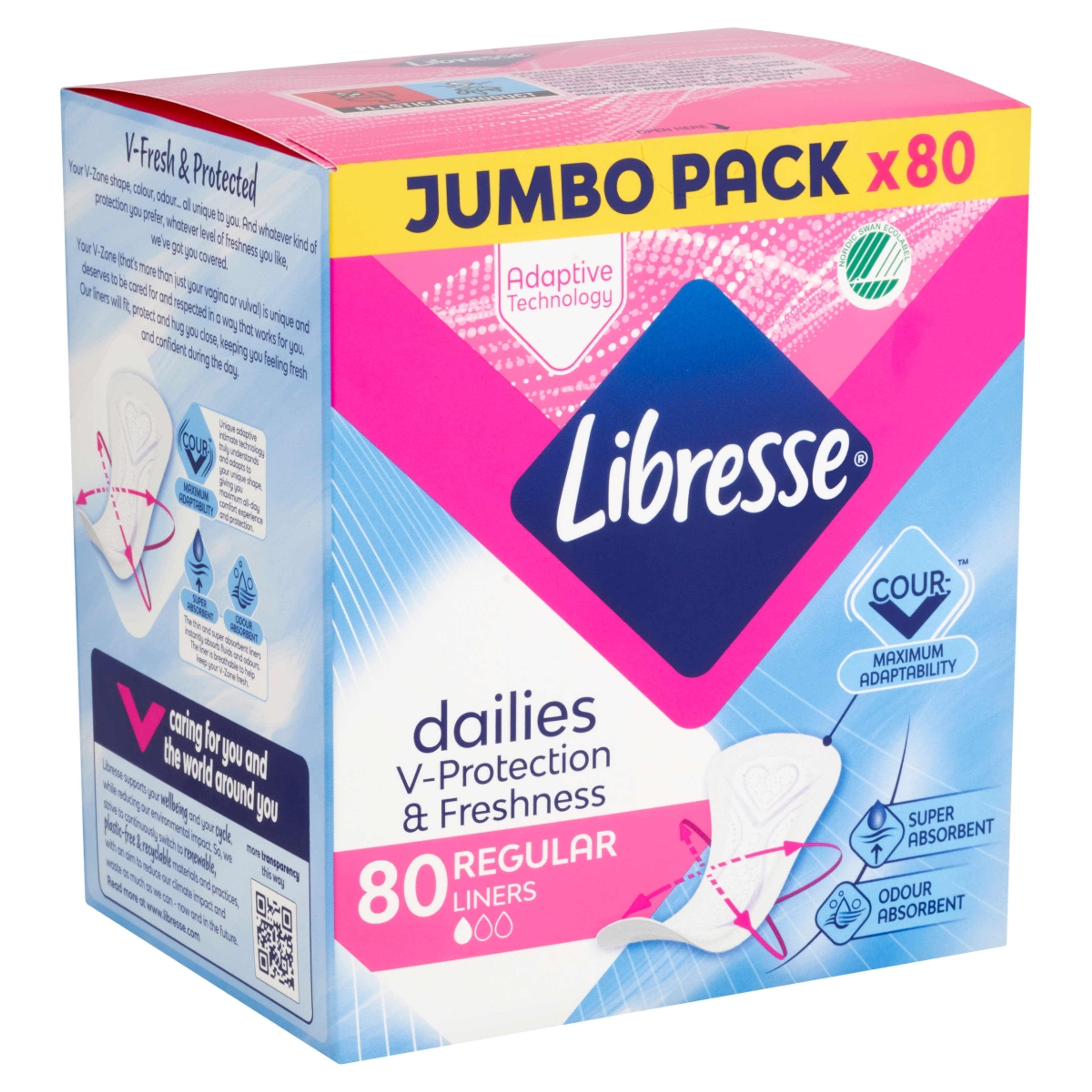 Libresse Dailies Regular normál tisztasági betét - 80 db-2