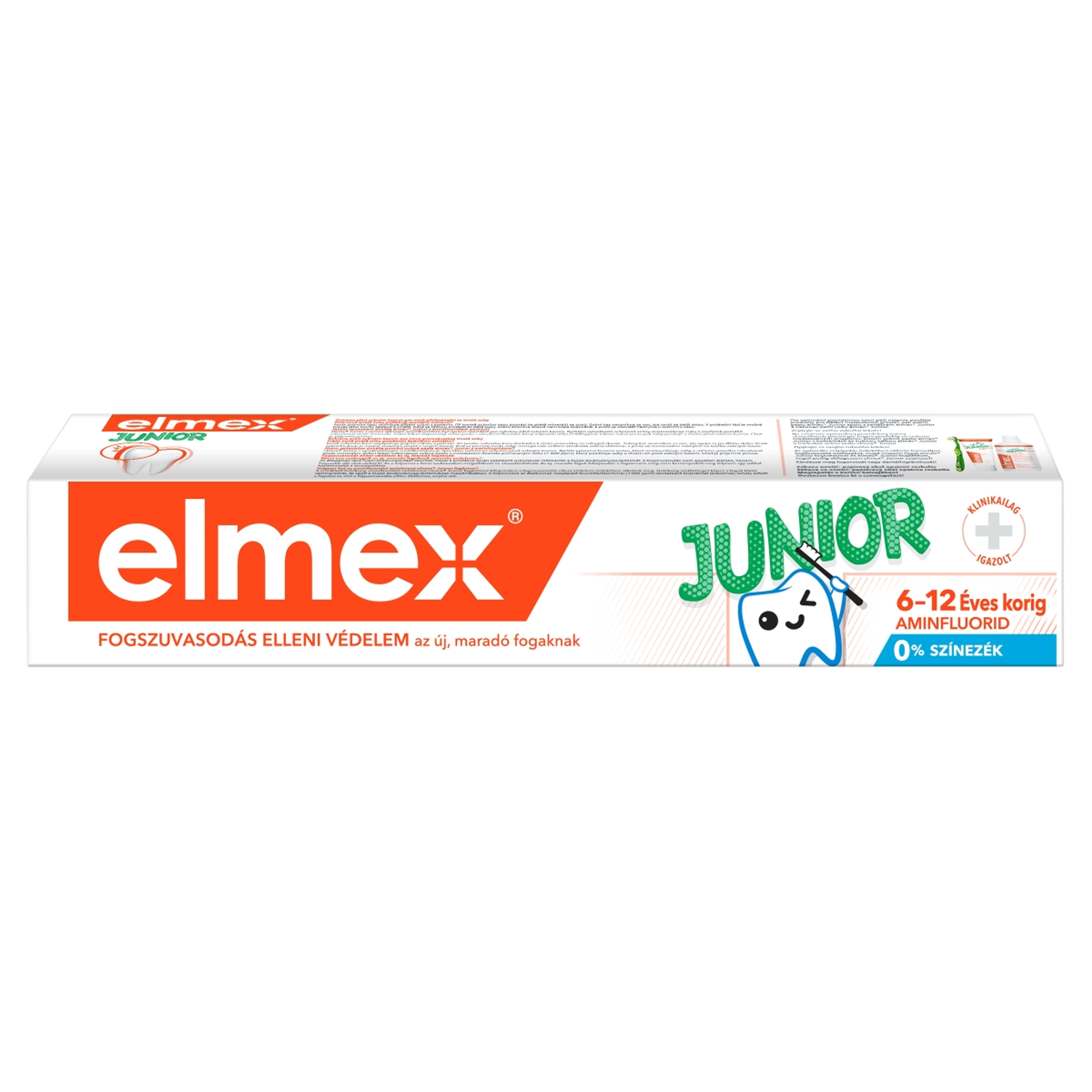 Elmex Junior fluoridos fogkrém 6-12 éves korig - 75 ml-1