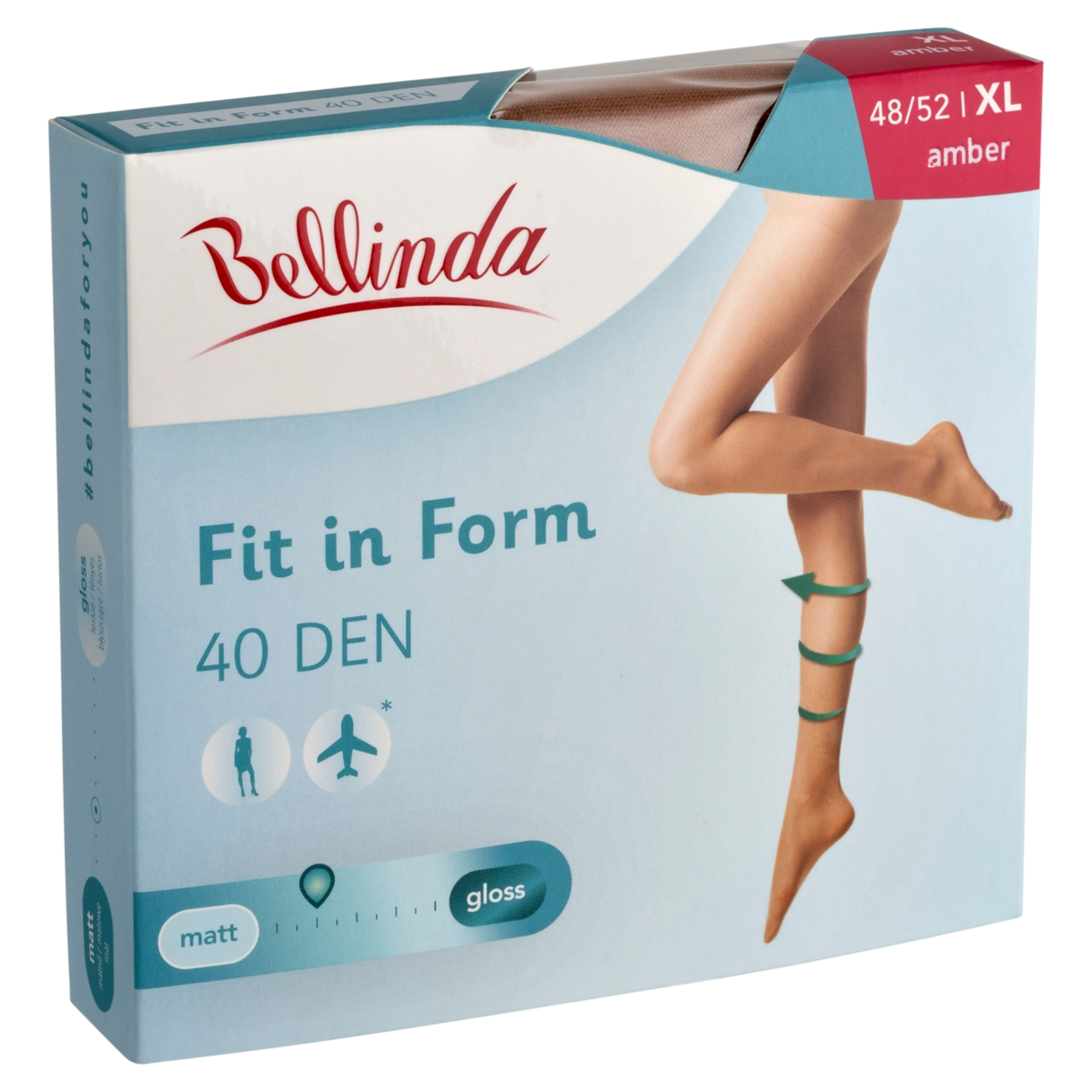 Bellinda harisnya Fit In Form 40 Amber XL - 1 db-2
