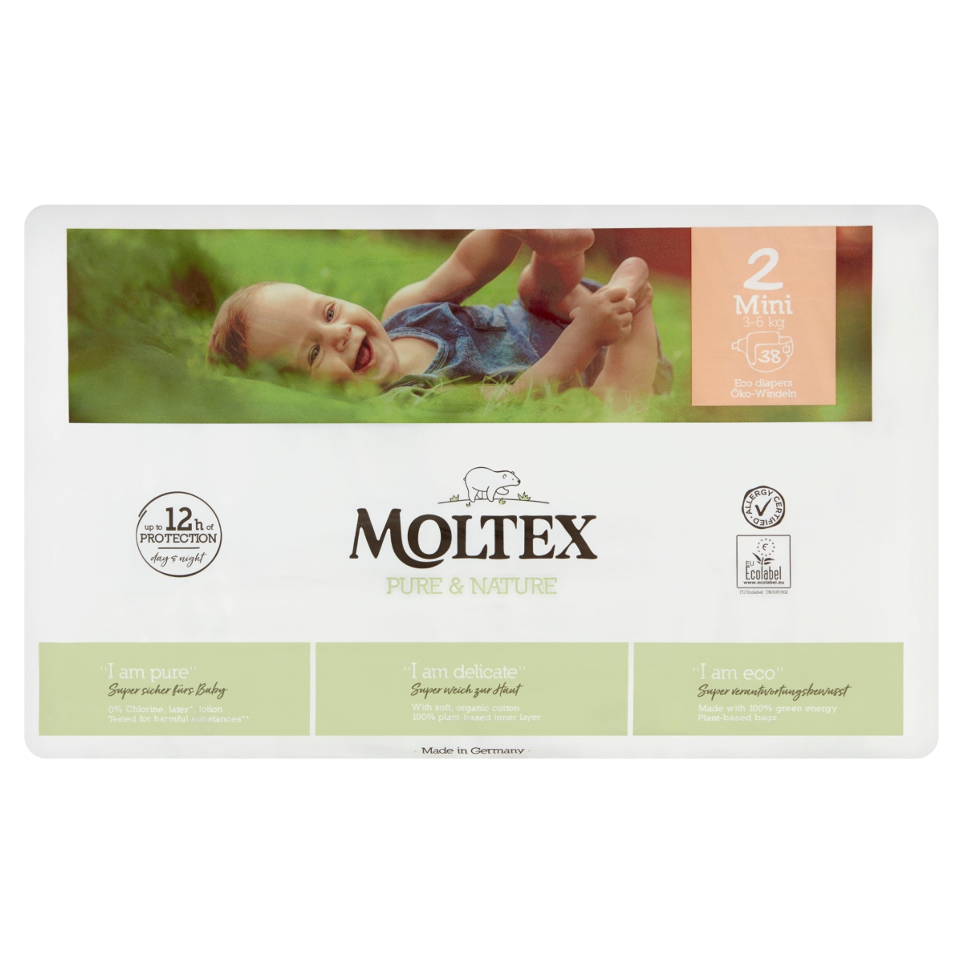 Moltex Pure&Nature Mini öko pelenka 3-6 kg - 38 db-1