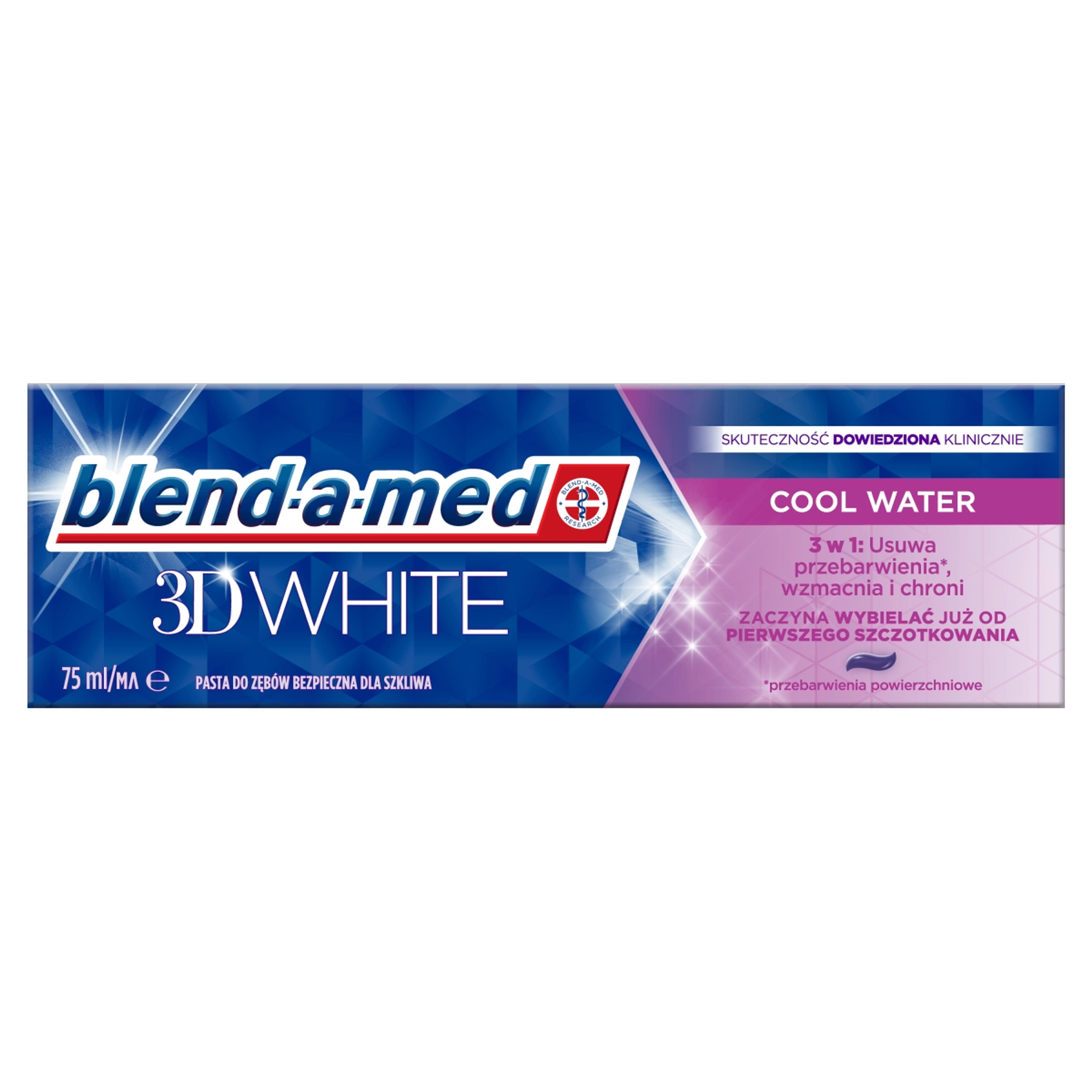 Blend-a-med 3D White Cool Water fogkrém - 75 ml