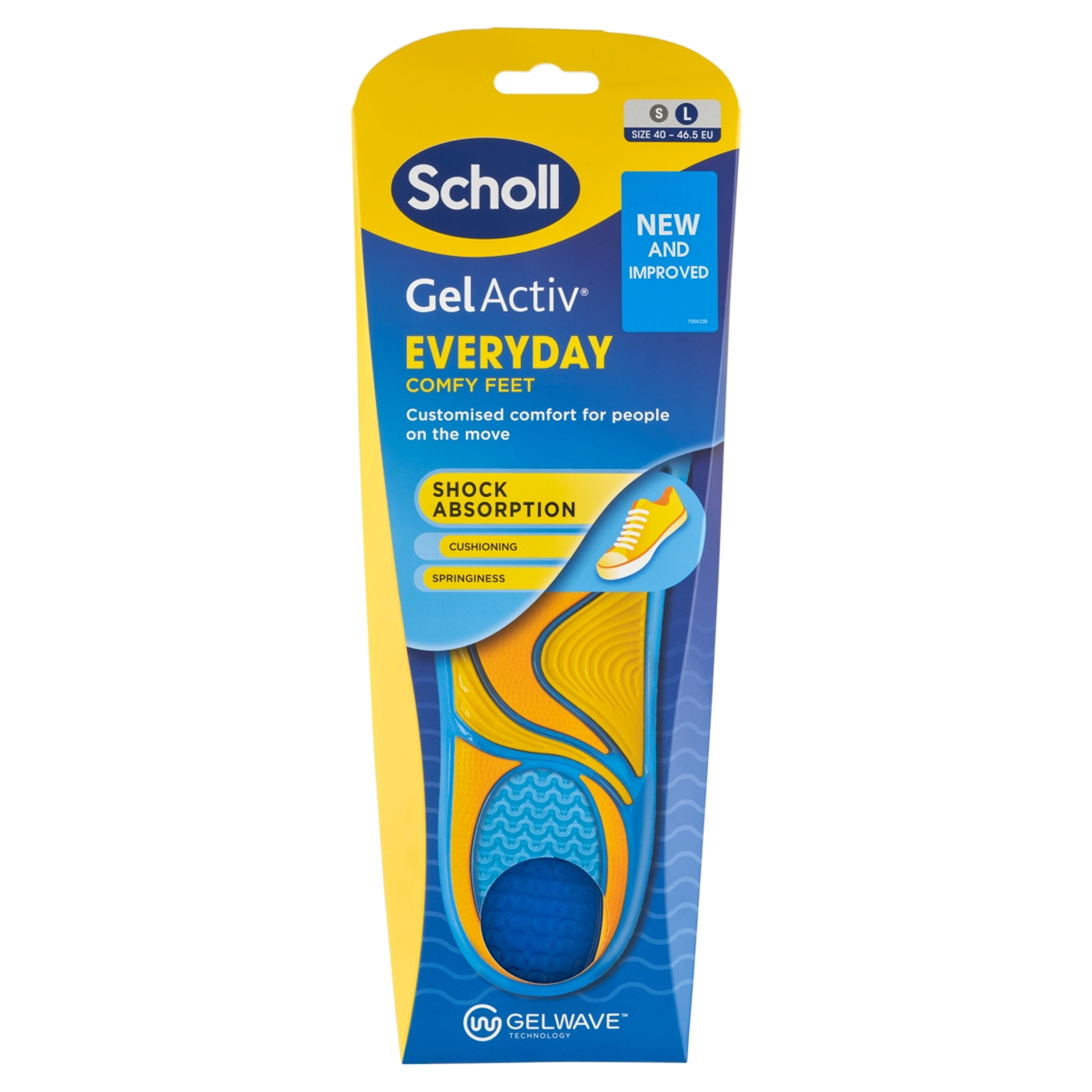 Scholl Gel Activ Casual talpbetét L méret - 2 db