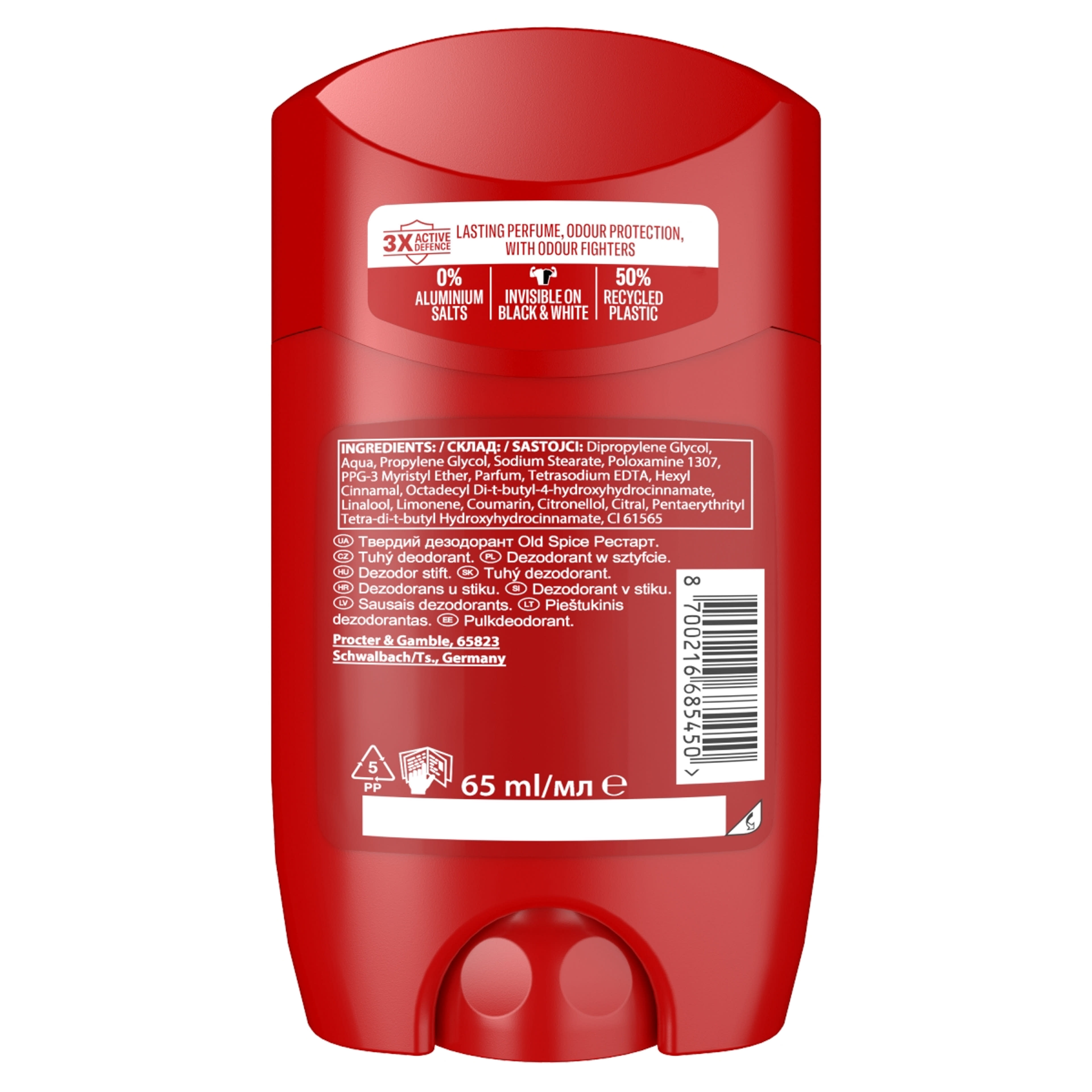 Old Spice Restart stift dezodor férfiaknak - 65 ml-2