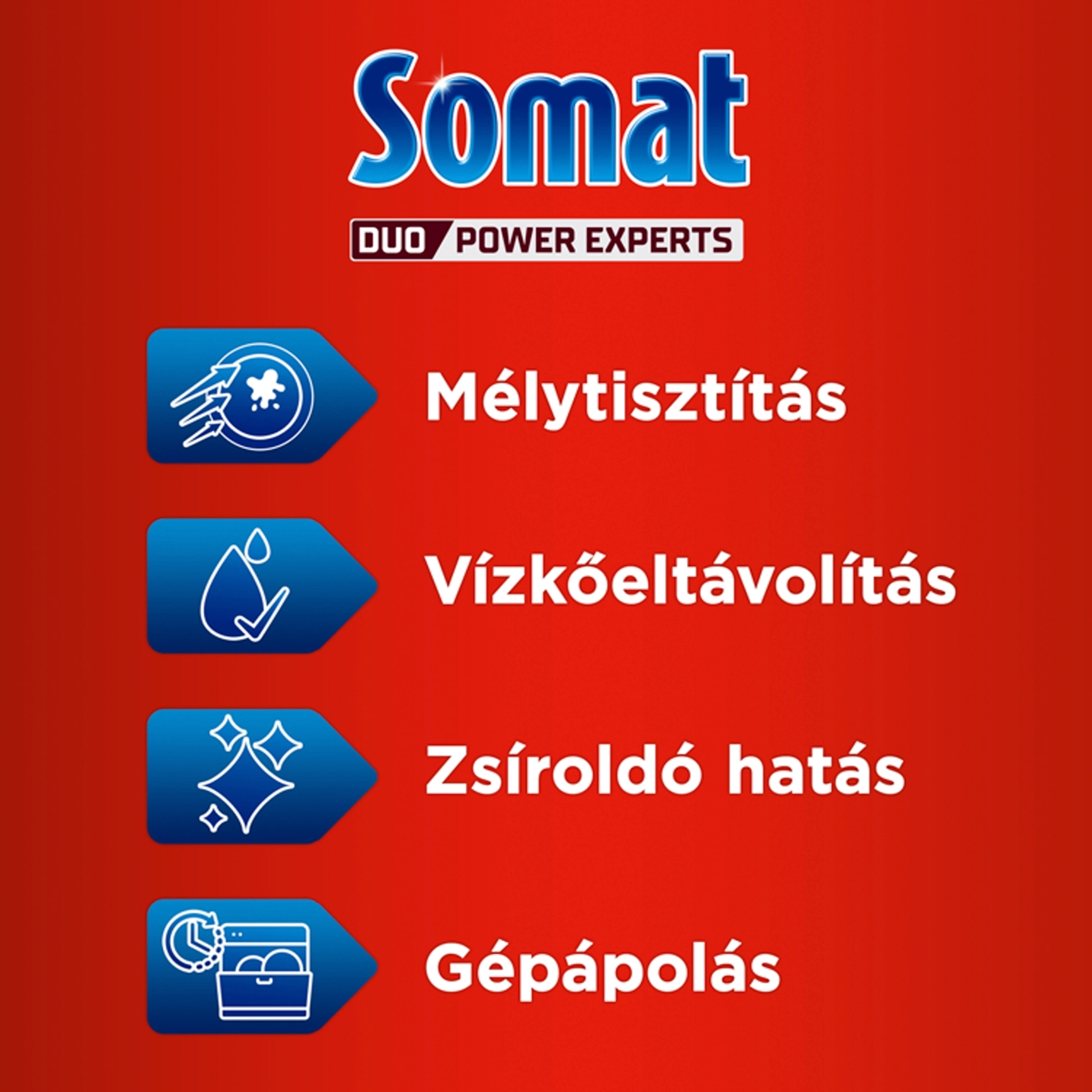 Somat Duo Power Experts mosogatógép tisztító tabletta (3x19 g) - 3 db-2