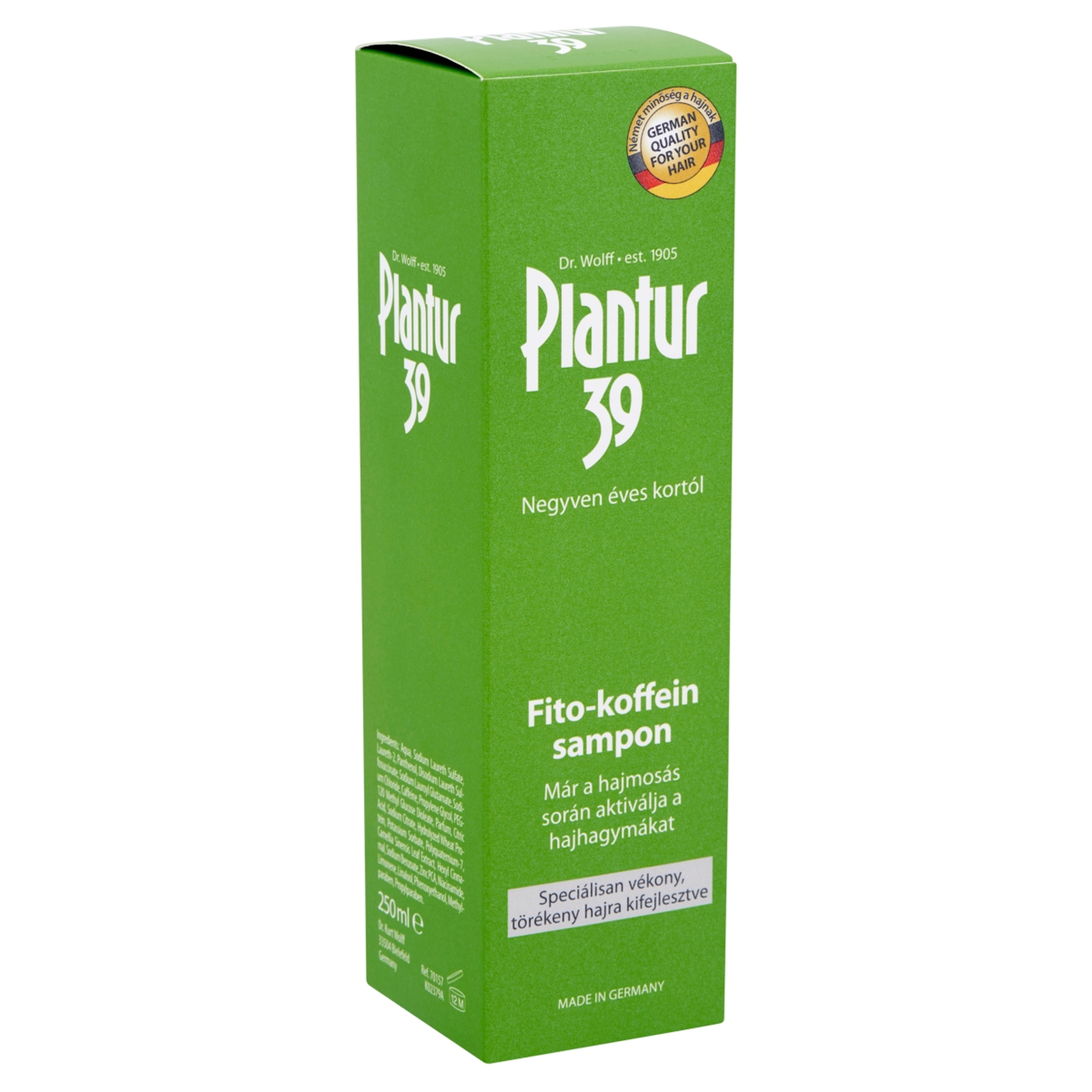 Plantur 39 Koffeines sampon - 250 ml-3