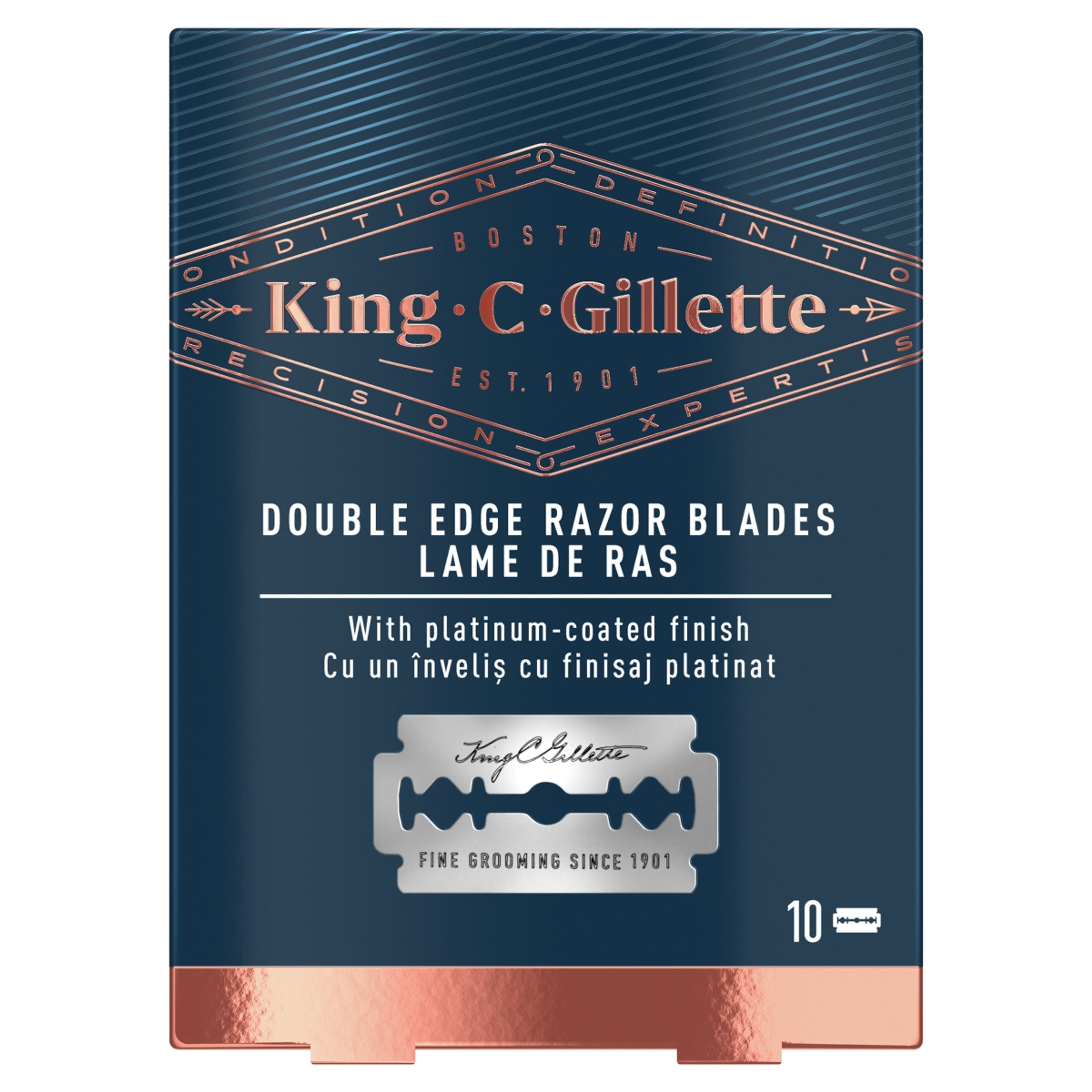 Gillette King C. Double Edge borotvabetét - 10 db-1