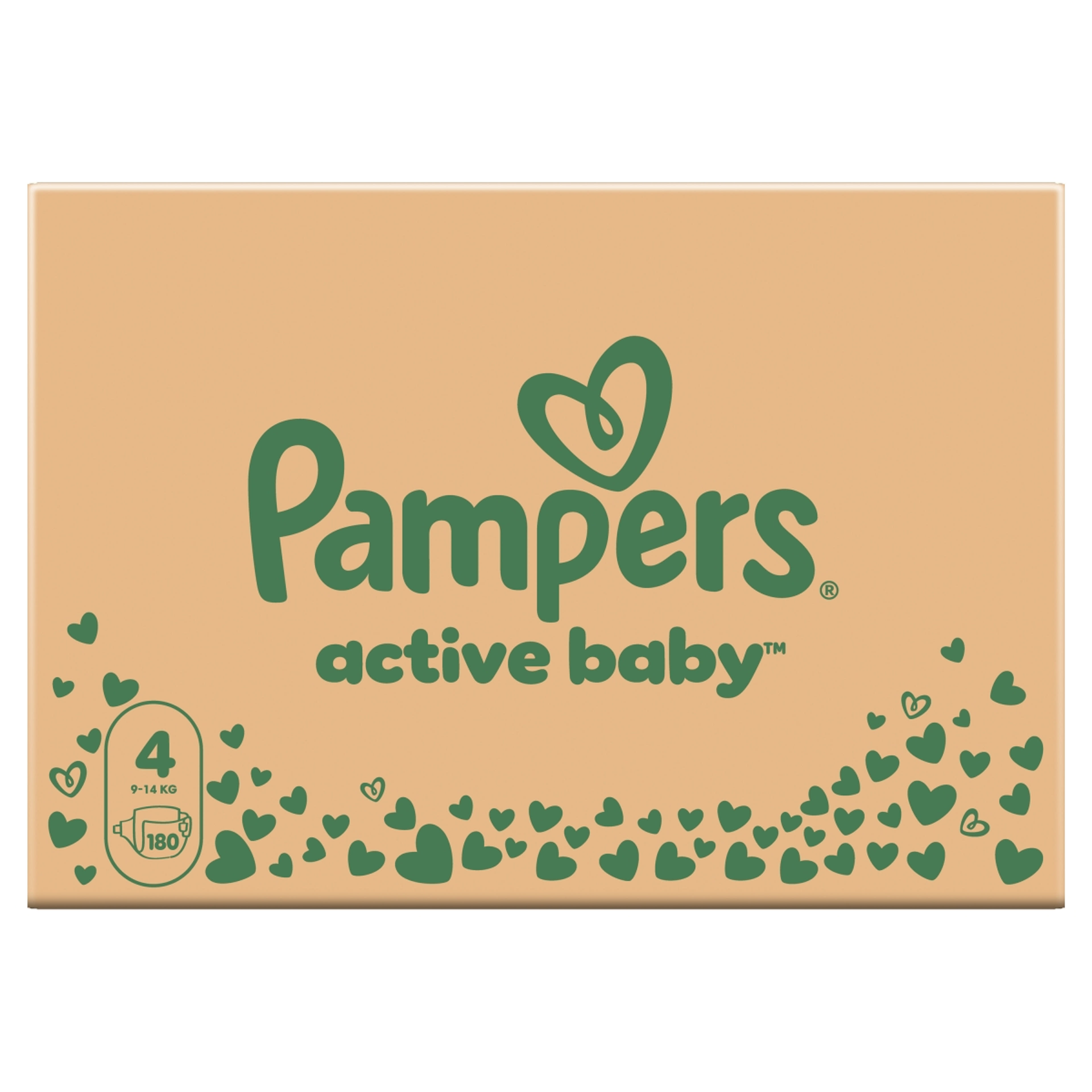 Pampers Active Baby monthly pack 4-es 9-14 kg - 180 db-3