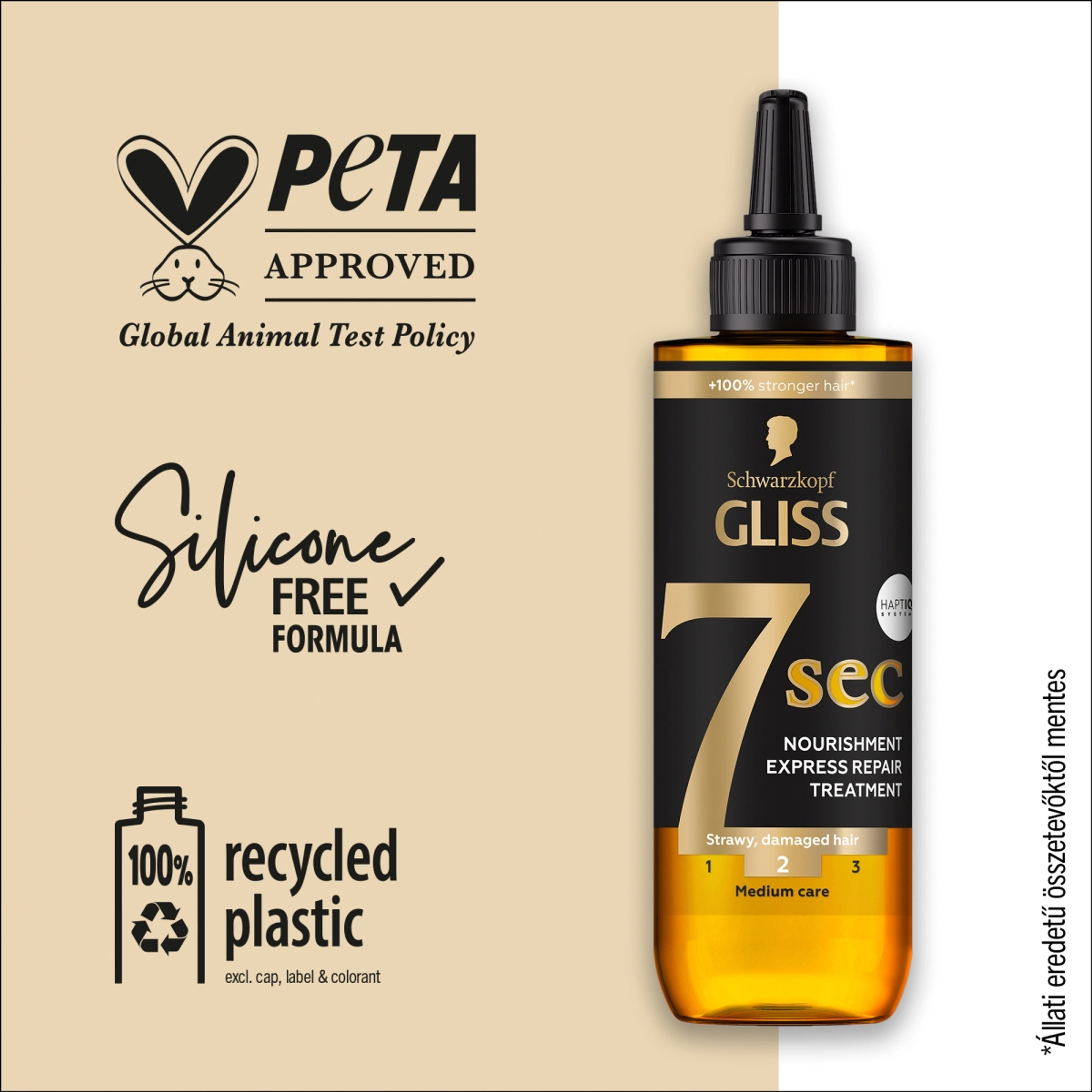 Gliss 7seconds Express Repair Tápláló olaj hajpakolás - 200 ml-4