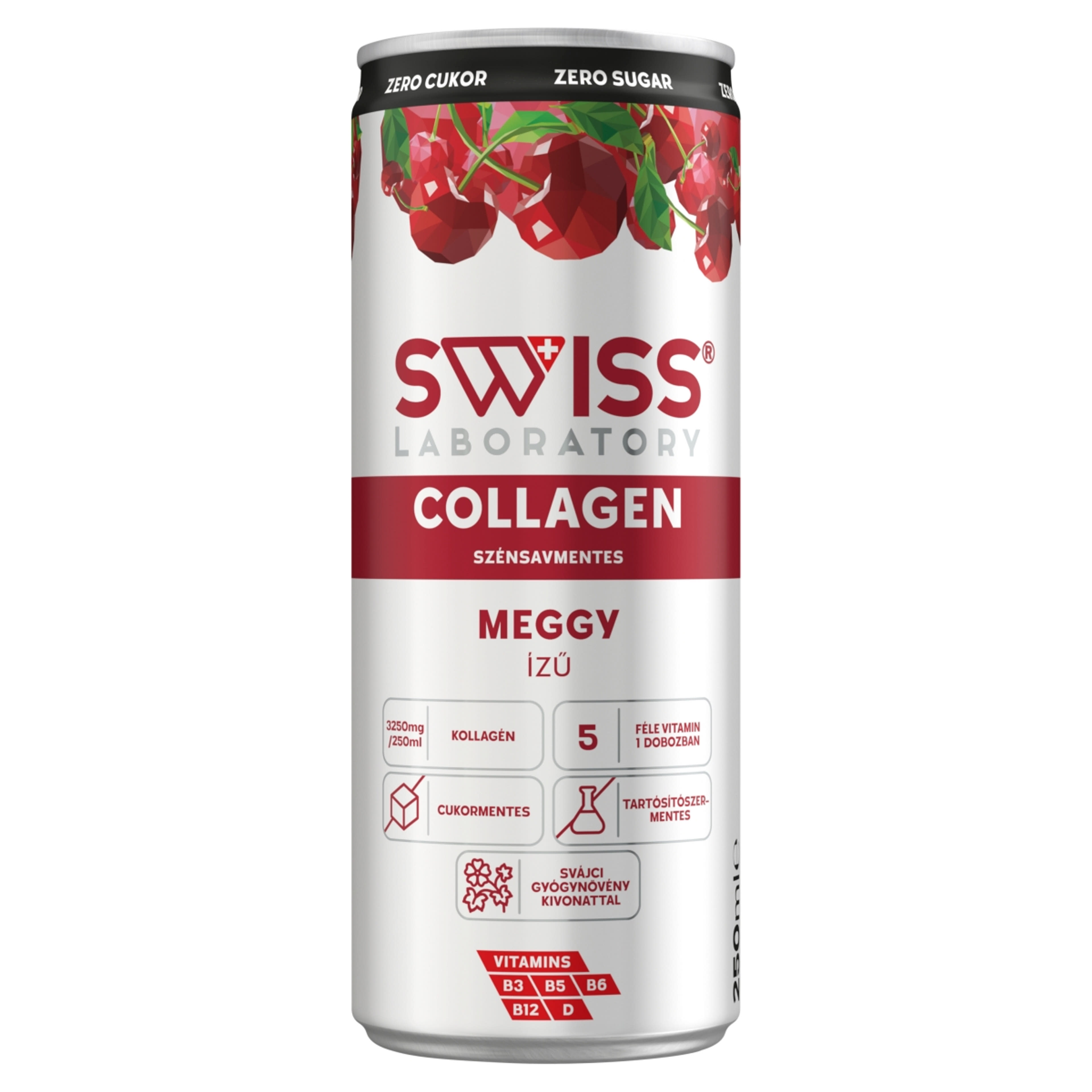 Swiss Laboratory Sour Cherry cukormentes meggyízű szénsavmentes ital - 250 ml