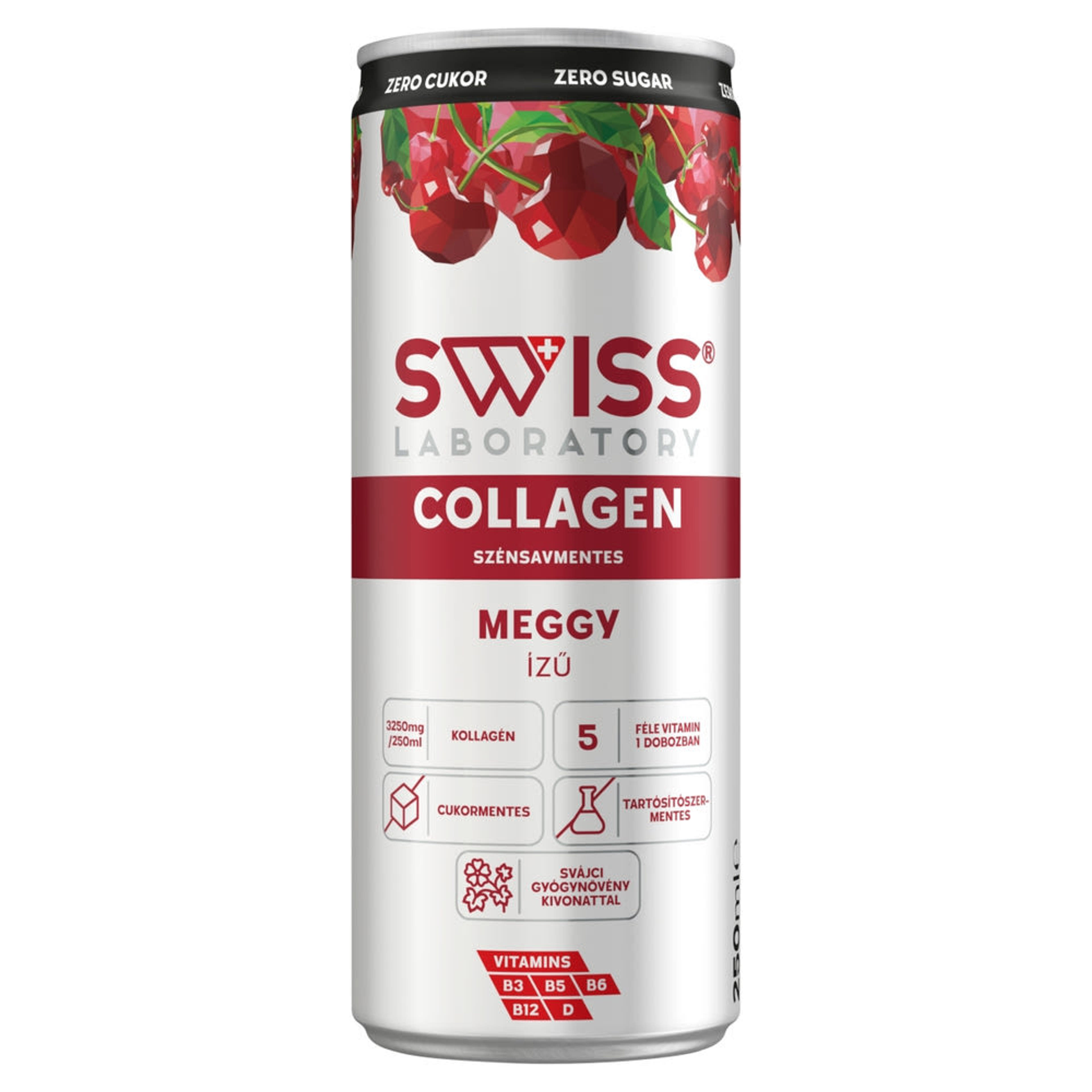 Swiss Laboratory Sour Cherry cukormentes meggyízű szénsavmentes ital - 250 ml