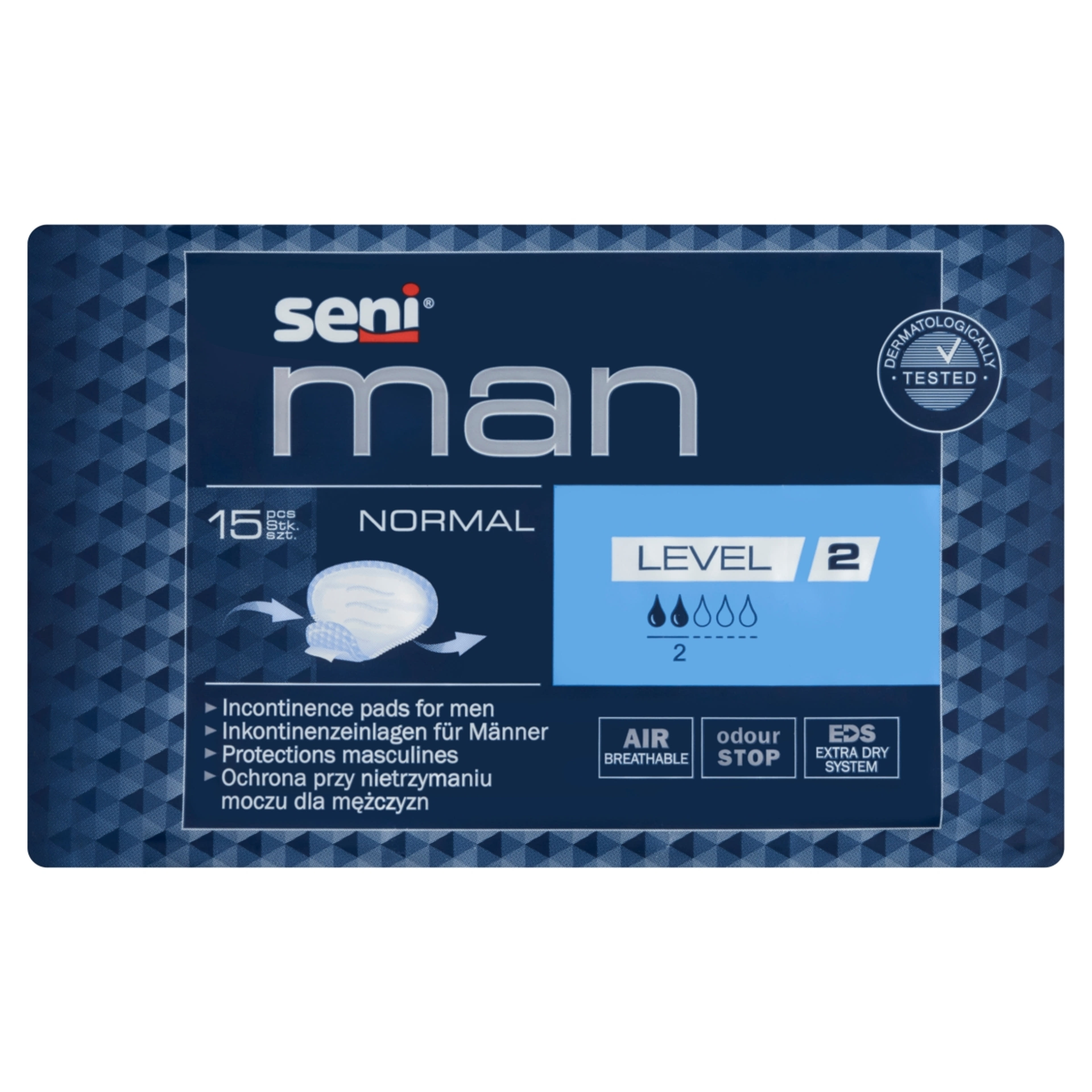 Seni Man Normal Level 2 férfi inkontinencia betét - 15 db-1