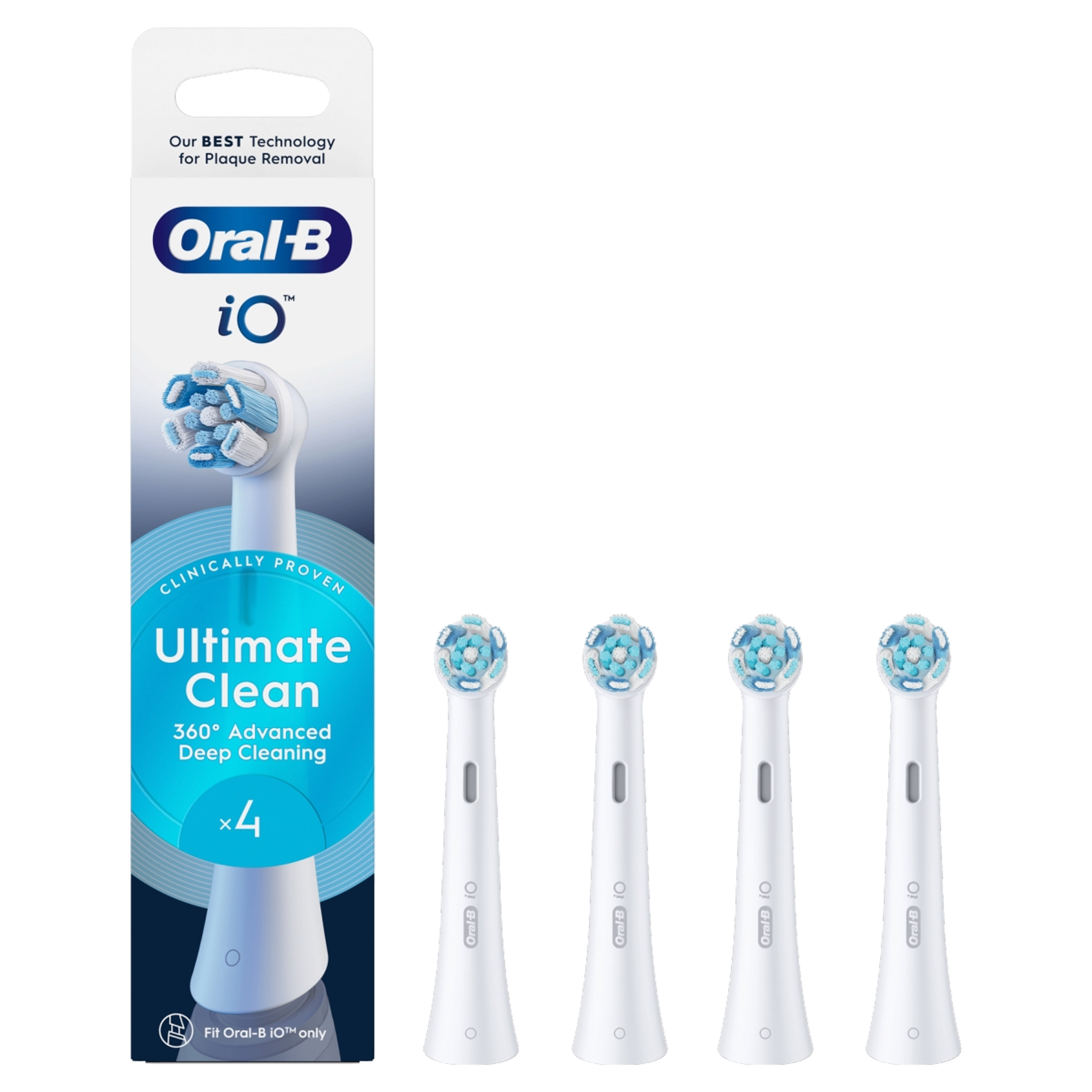 Oral B IO Ultimate Clean elektromos fogkefe pótfej - 4 db-2
