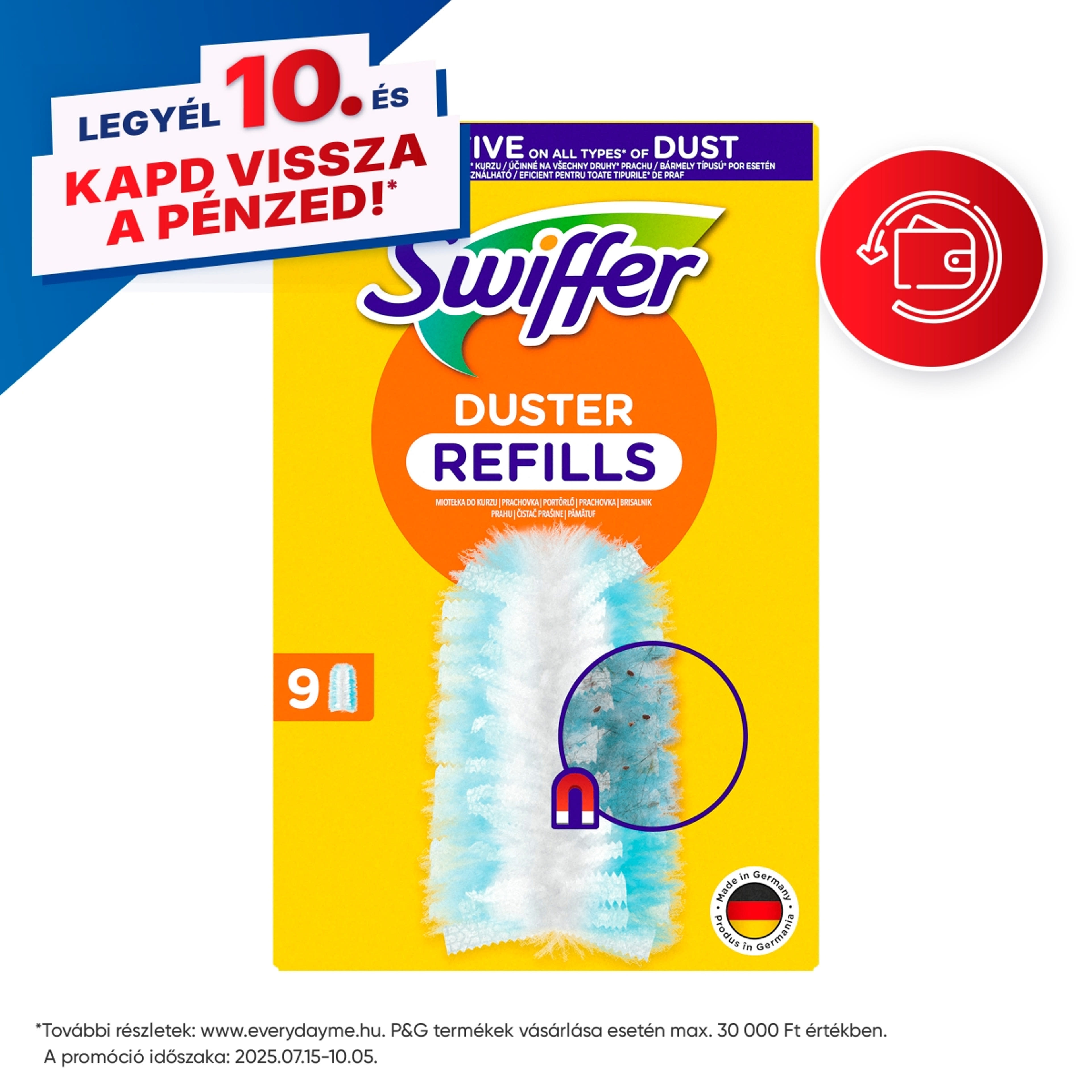 Swiffer Duster utántöltő - 9 db