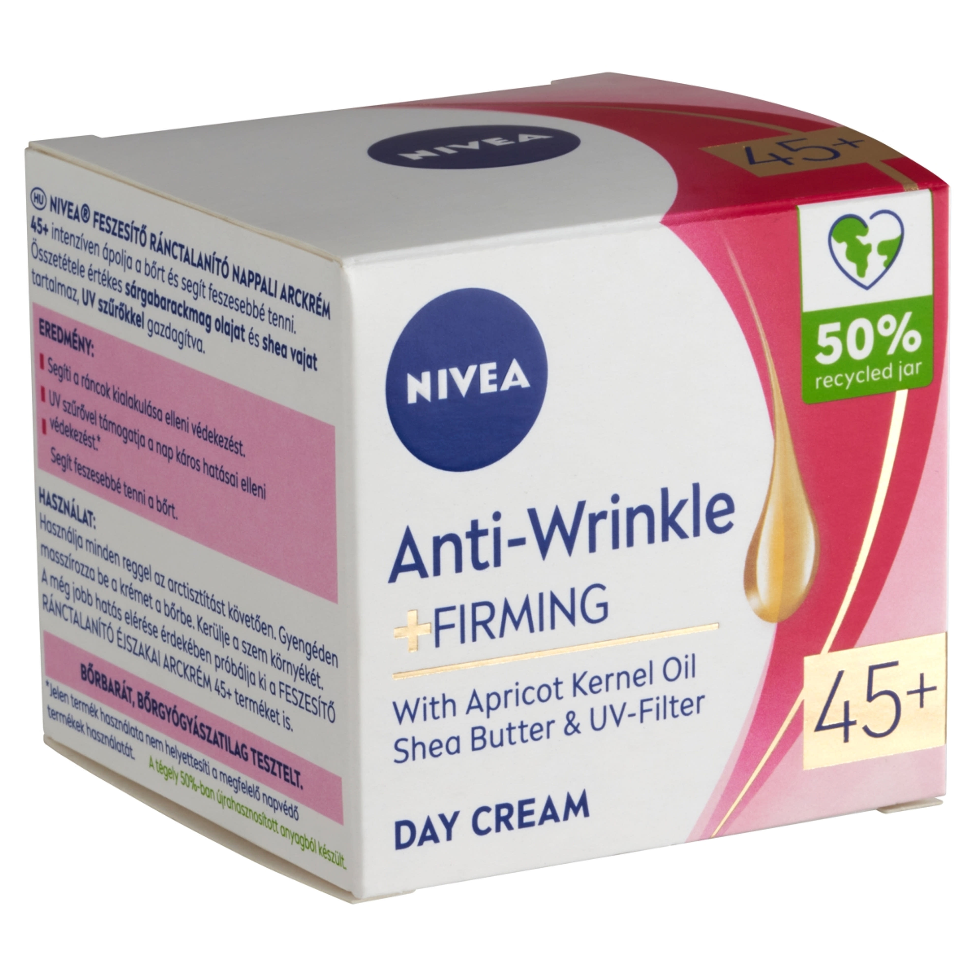 NIVEA Anti Wrinkle 45+ Bőrfeszesítő Nappali arckrém - 50 ml-3