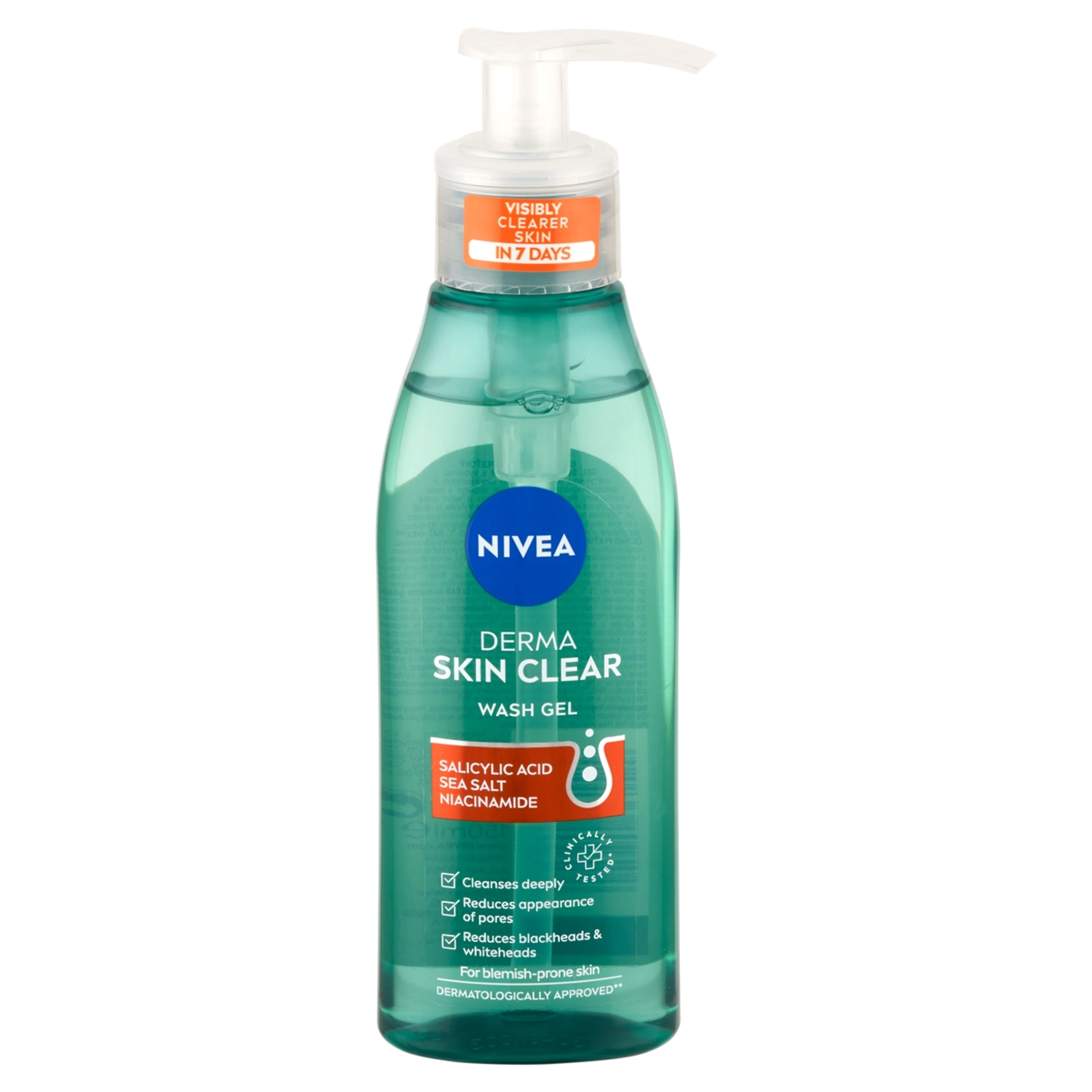 Nivea Derma Skin Clear arctisztító gél -150 ml-2