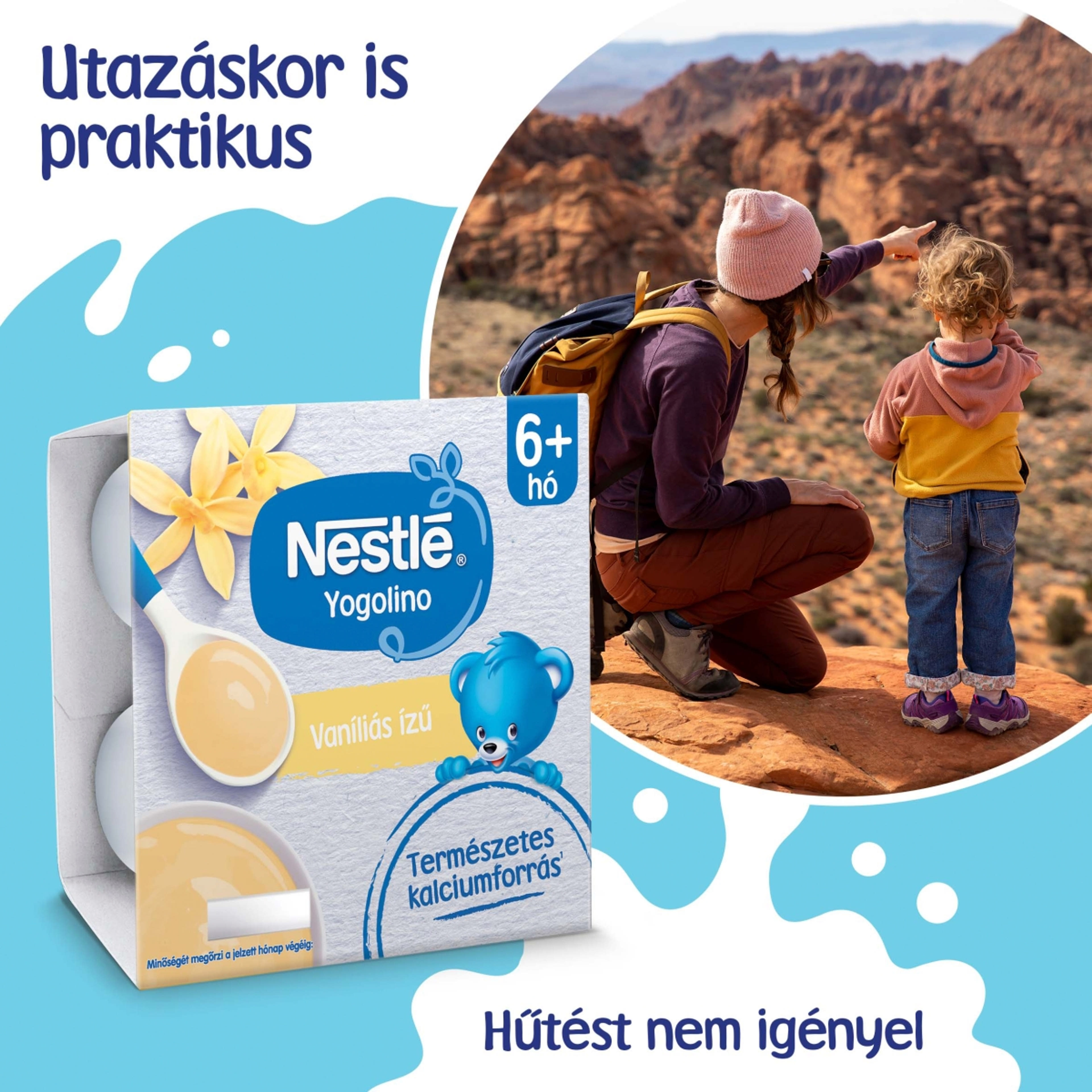 Nestlé Yogolino Babapuding Vaníliás 6 Hónapos Kortól 4*100g - 400 g-5
