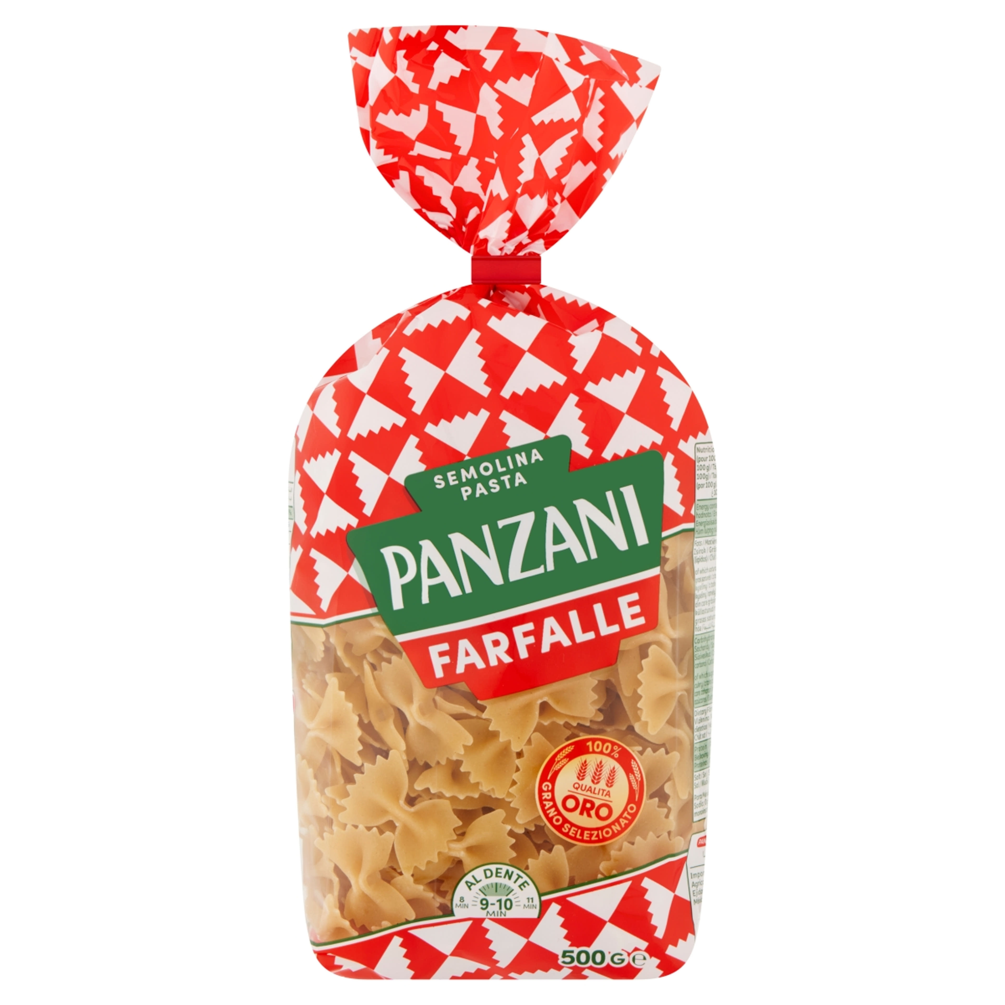 Panzani farfalle tészta - 500 g-1