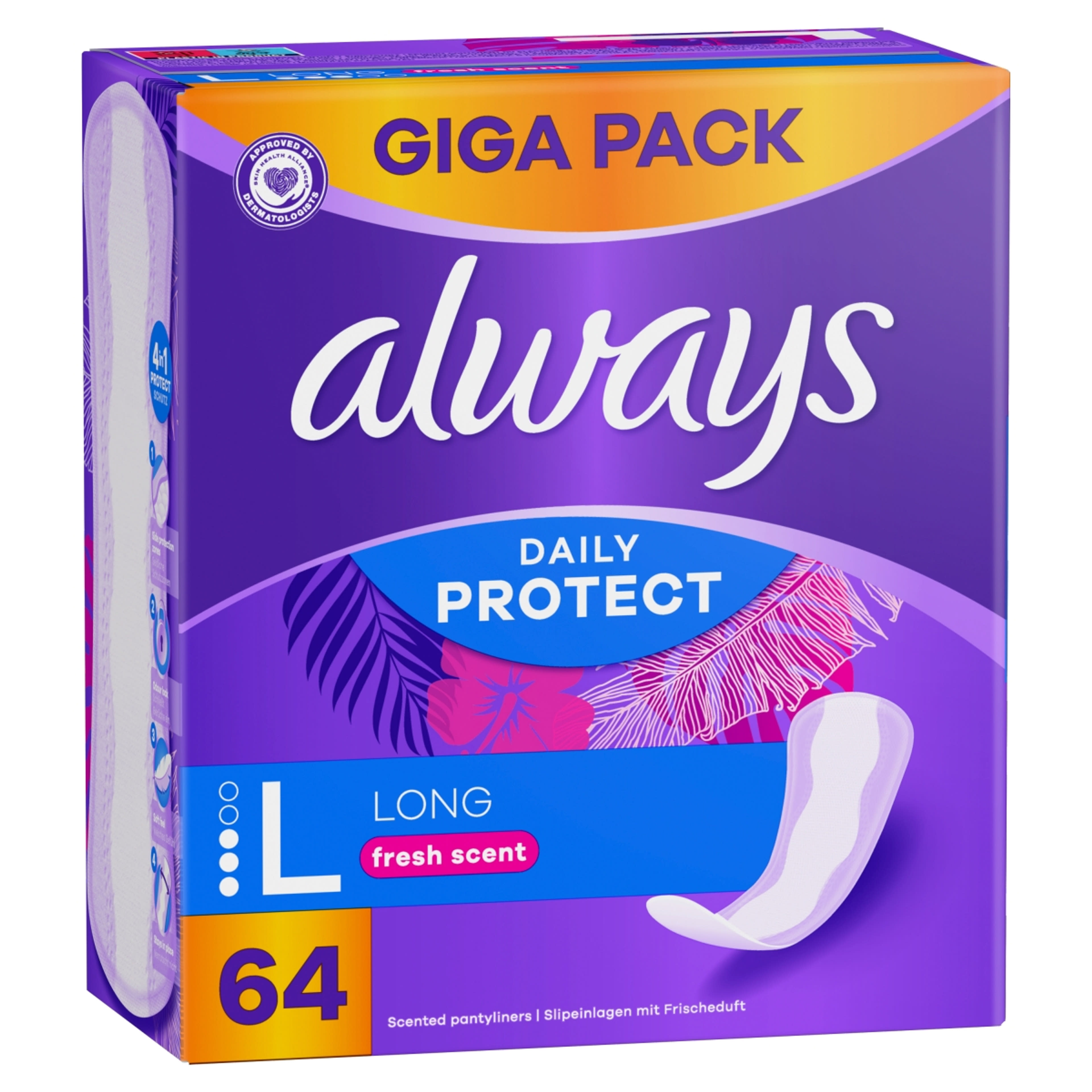 Always Daily Protect Long Deo tisztasági betét - 64 db-2