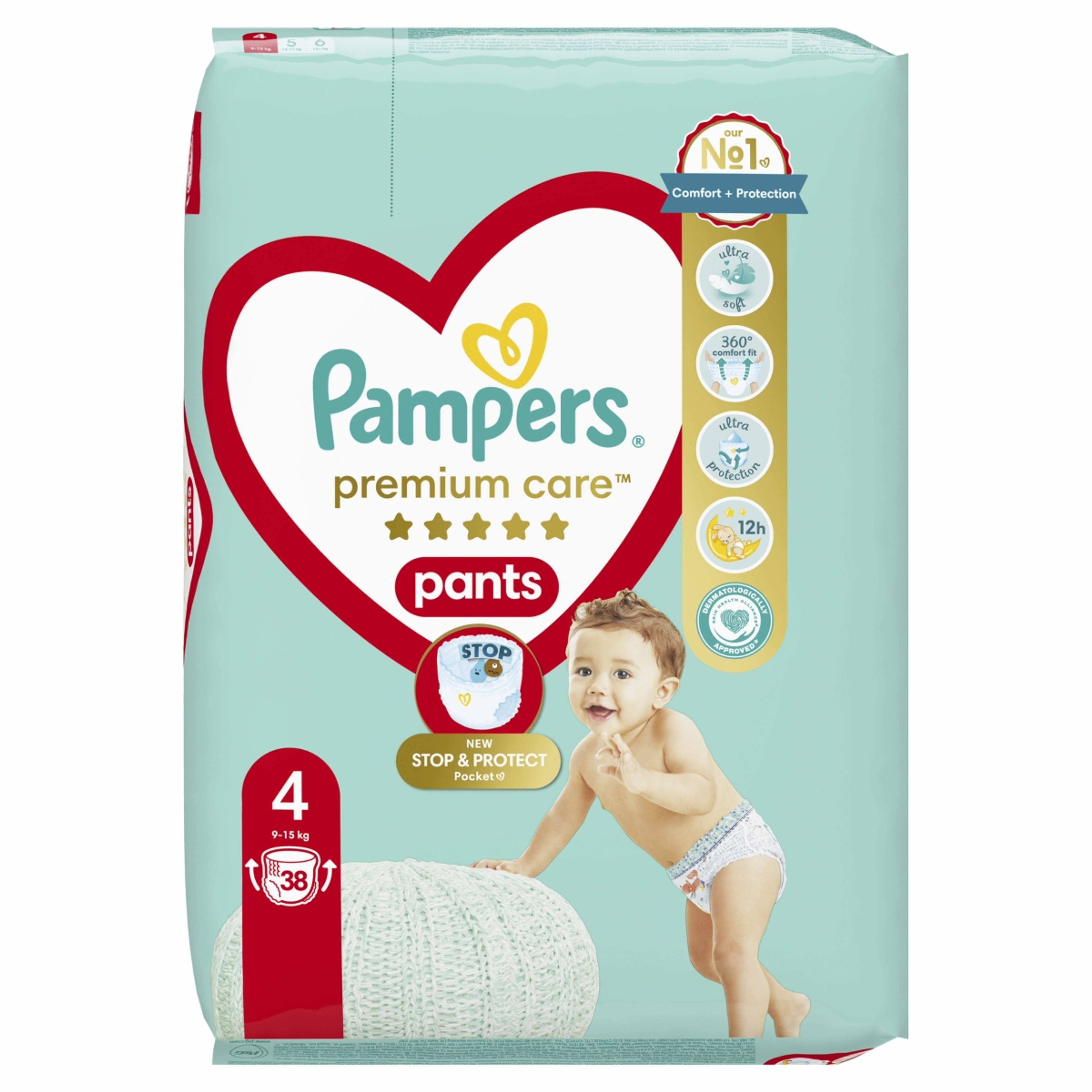 Pampers Premium Care Pants 4-es 9-15kg - 38 db-1