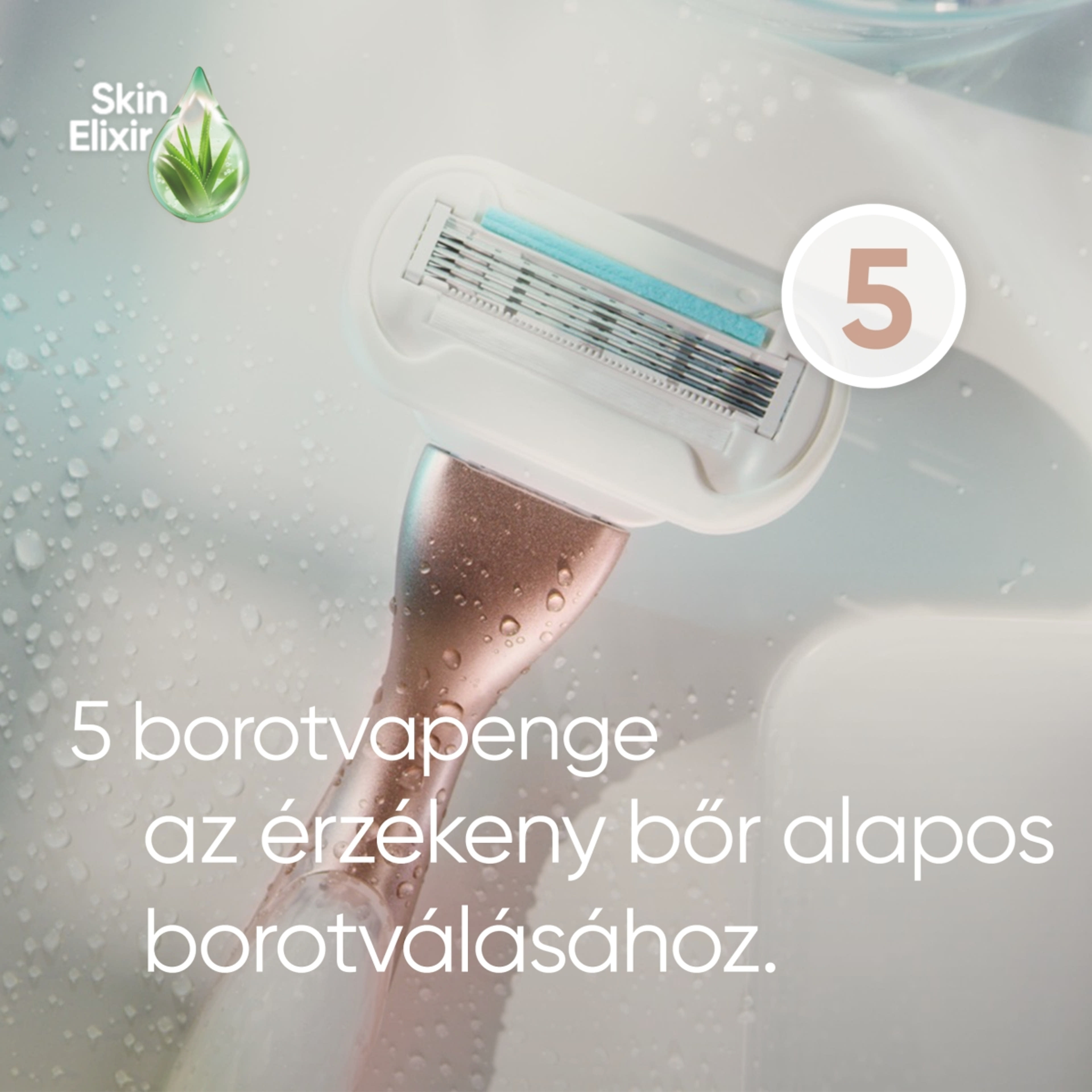 Gillette venus extra smooth sensitive borotva betét 5 pengés - 4 db-3