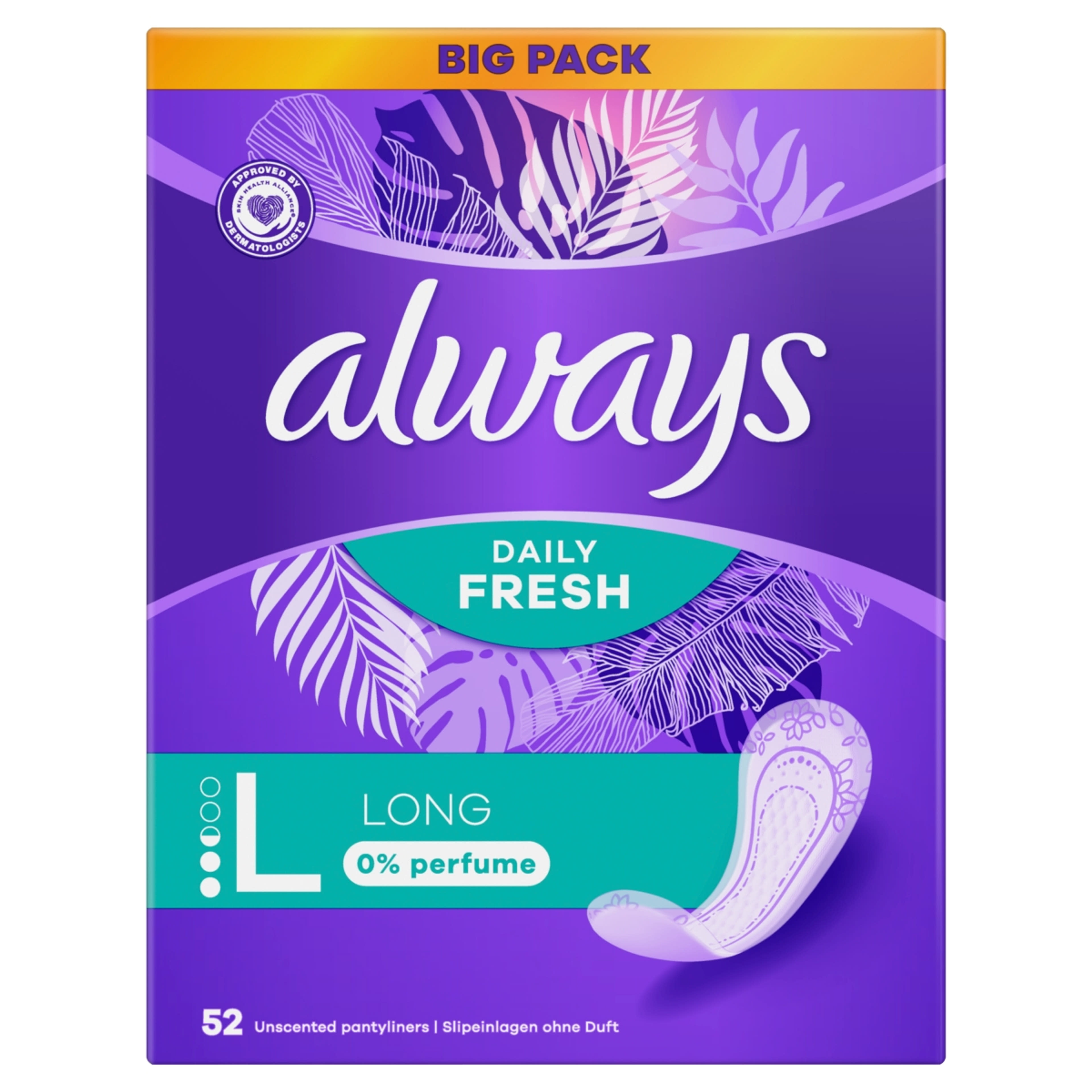 Always Daily Fresh Long tisztasági betét - 52 db