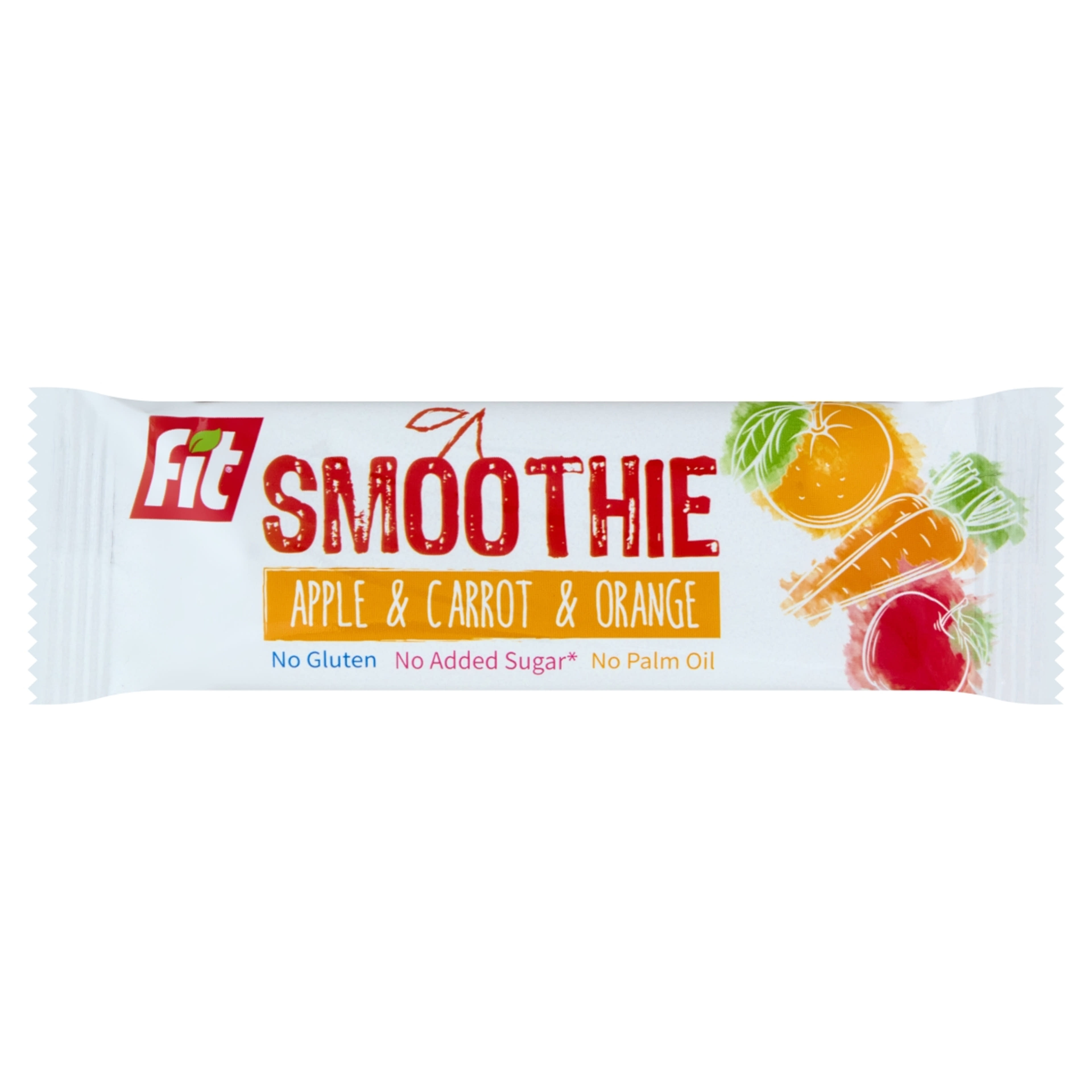 Fit Smoothi gluténmentes szelet alma-sárgarépa-narancs - 32 g-1