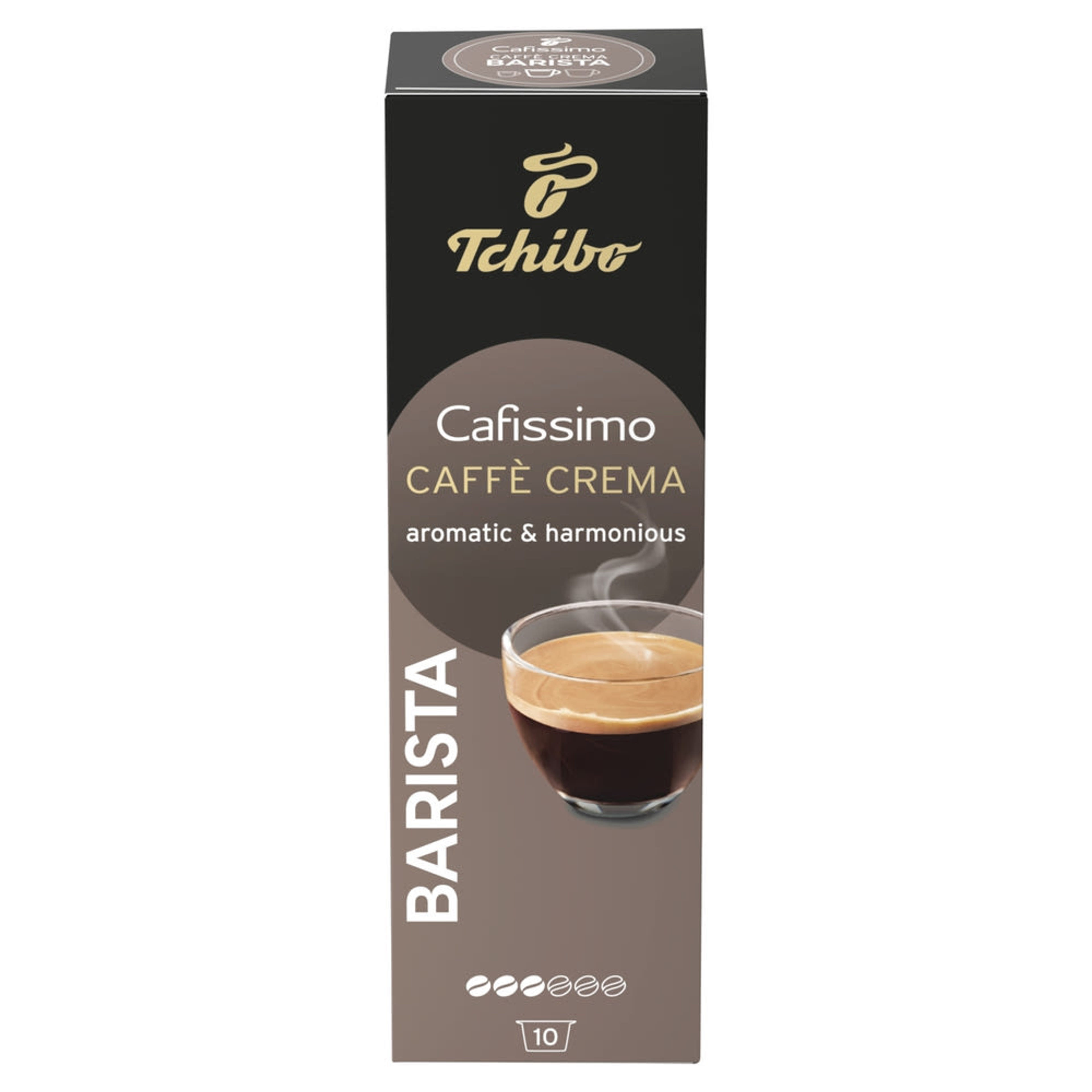 Tchibo Barista Caffee Crema Cafissimo kávékapszula - 10 db