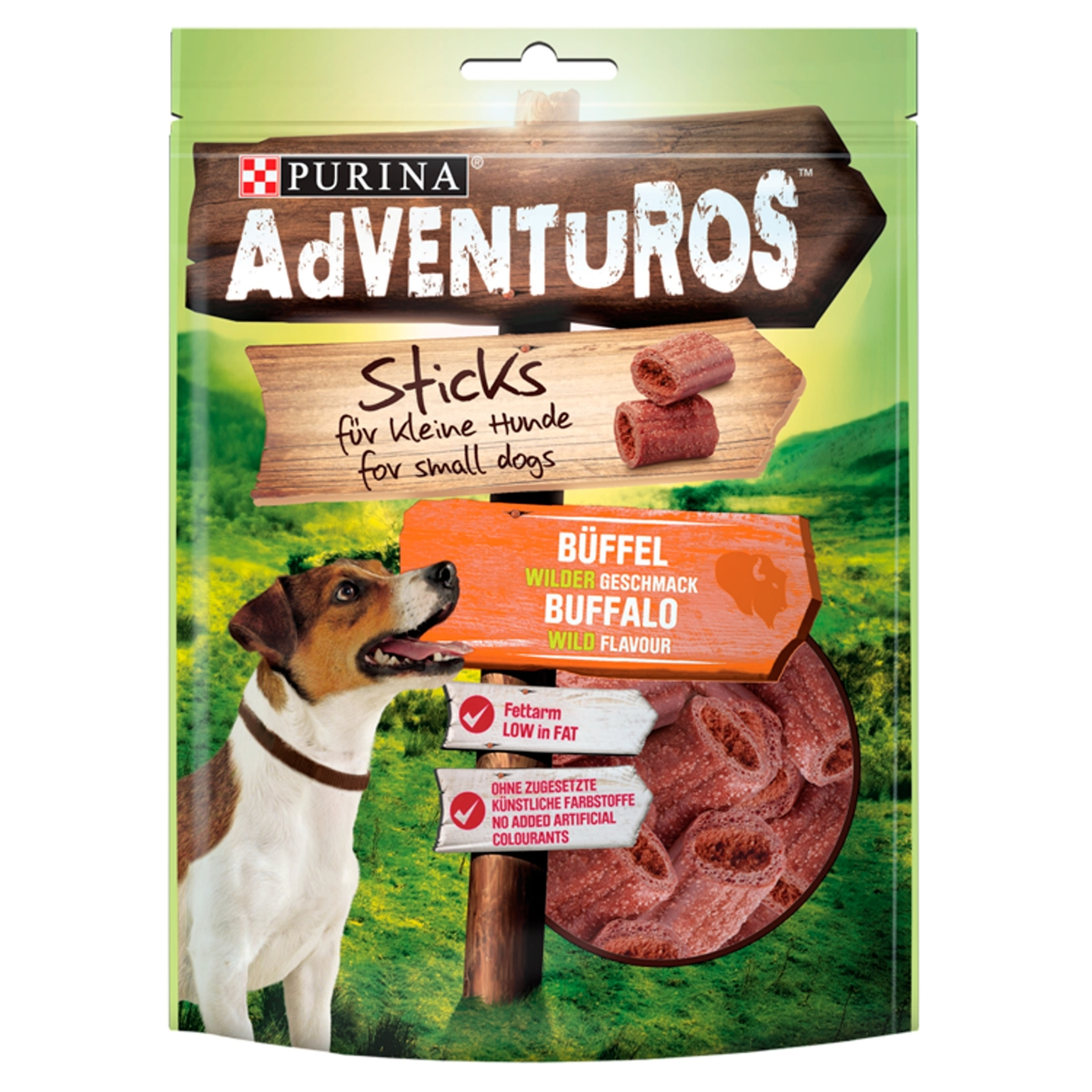 Adventuros jutifalat kutyáknak bölény,vad ízű - 90 g