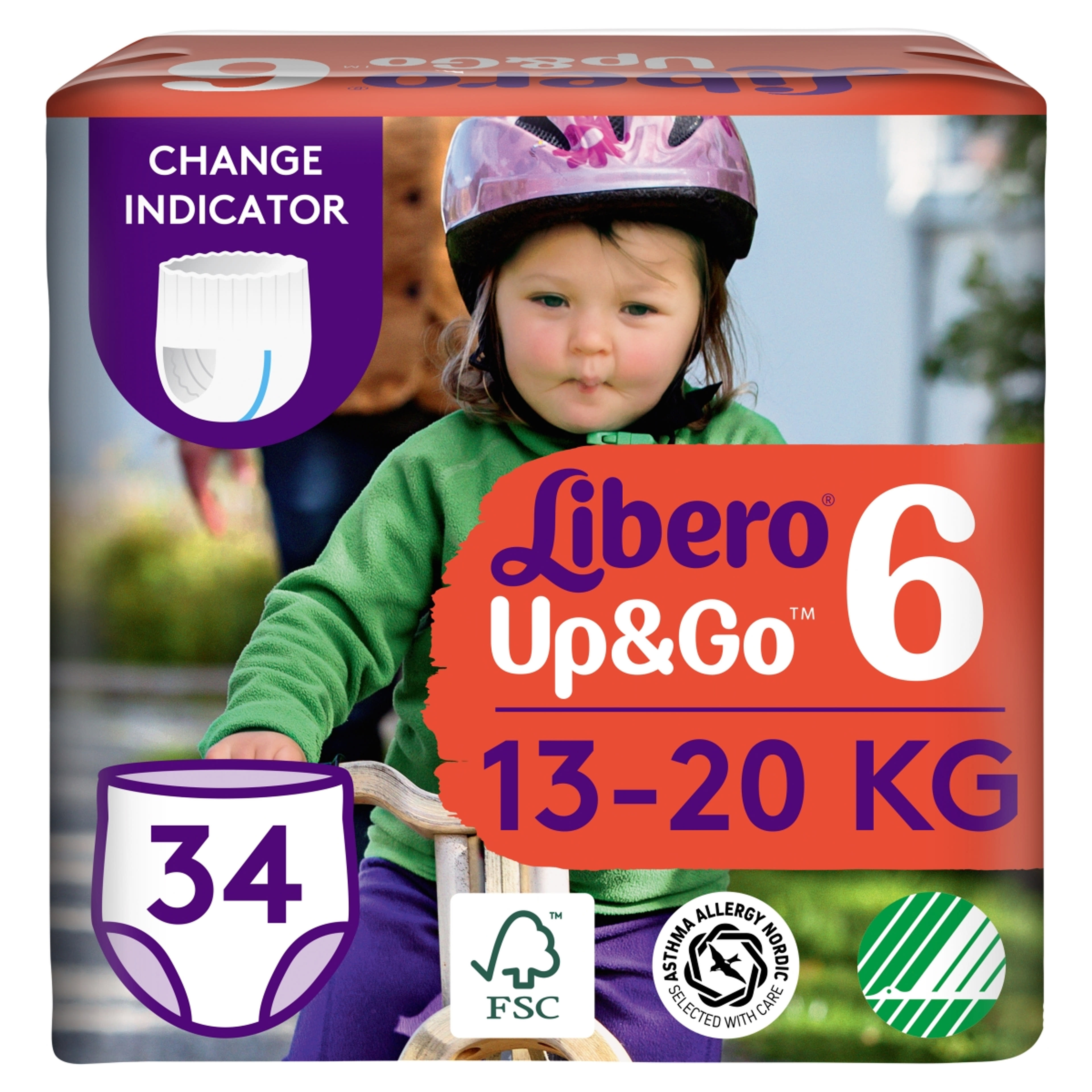 Libero Up&Go bugyipelenka 6-os 13-20 kg - 34 db-7