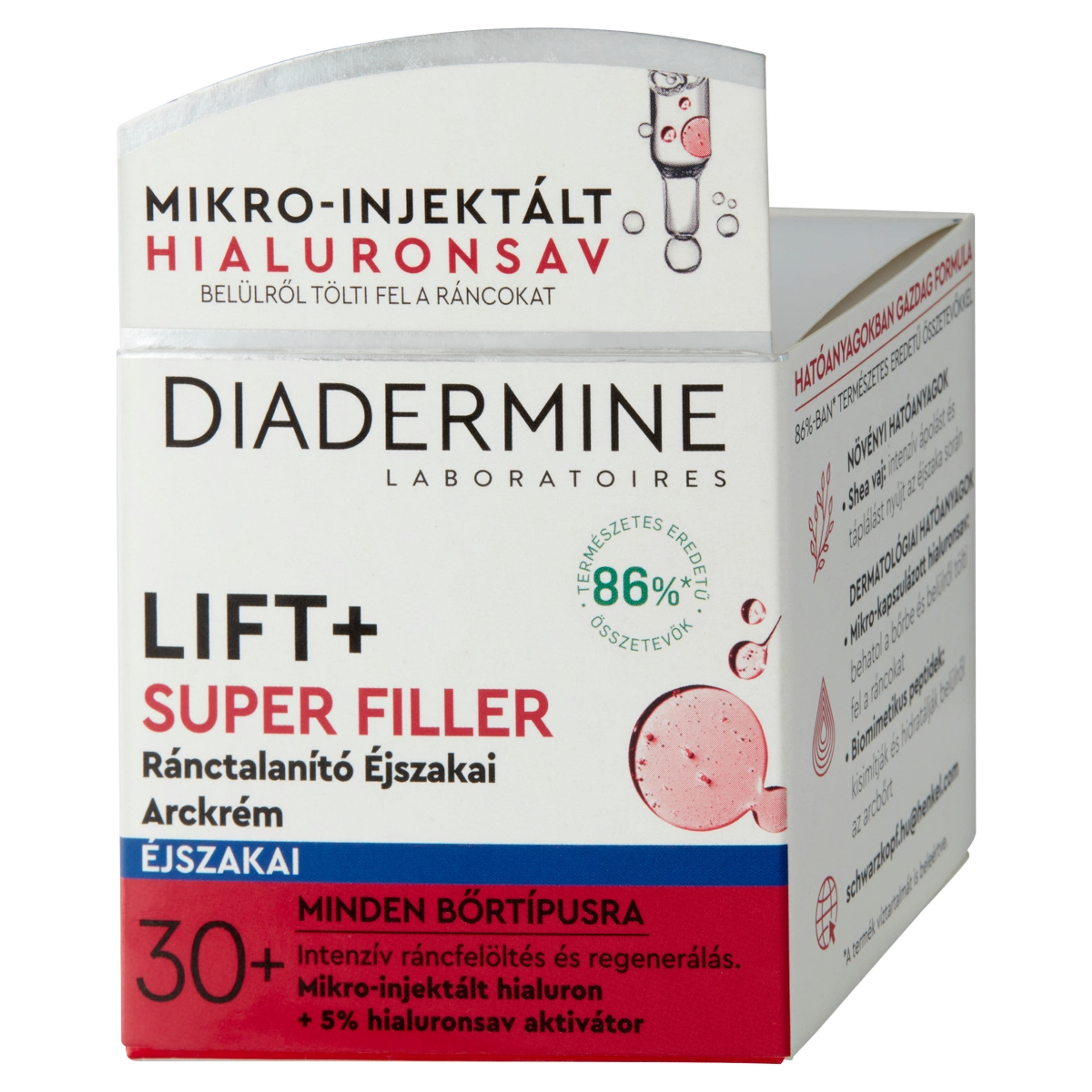 Diadermine Lift & Super Filler éjszakai ránctalanító krém - 50 ml-2