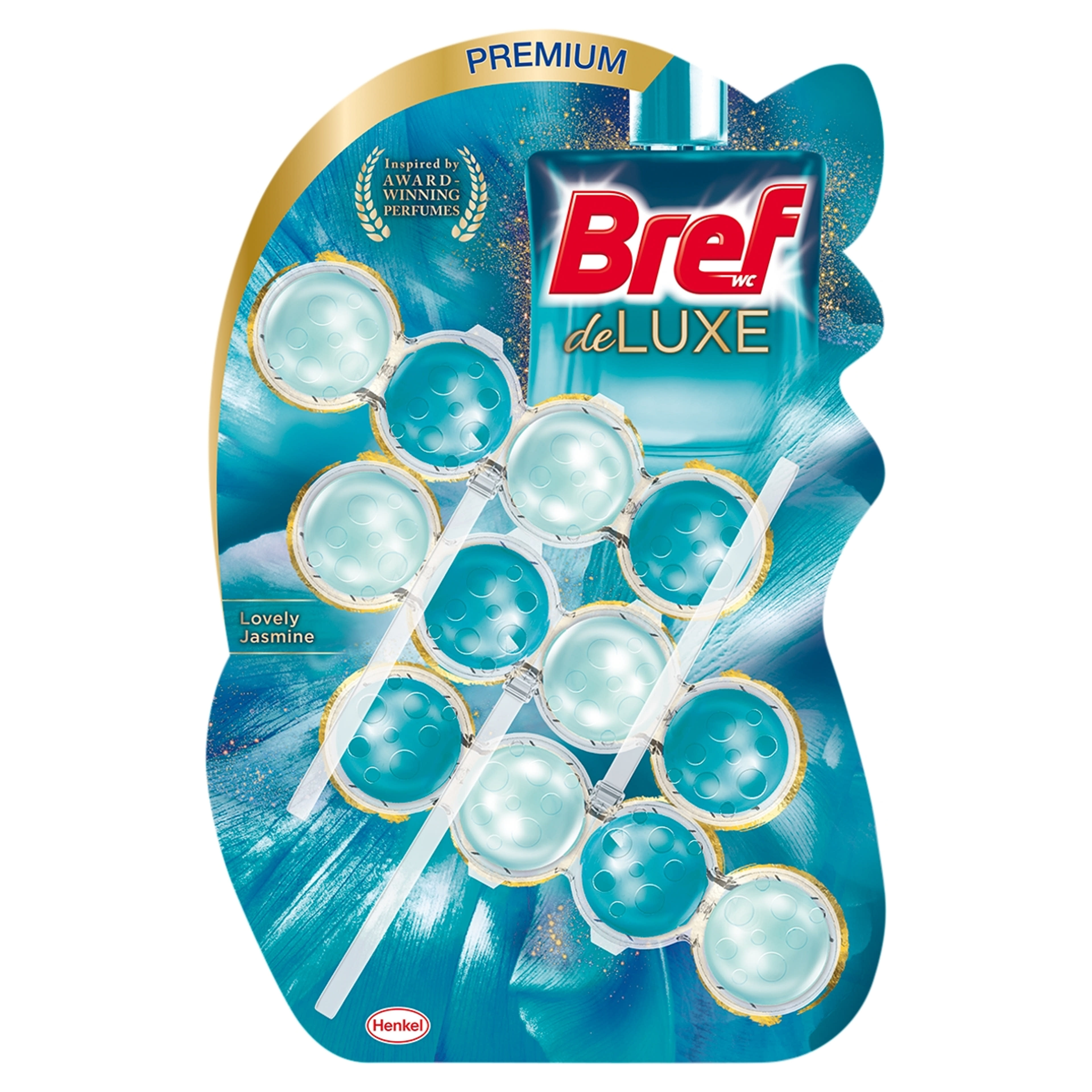 Bref Deluxe Lovely Jasmine WC illatosító (3x50 g) - 150 g