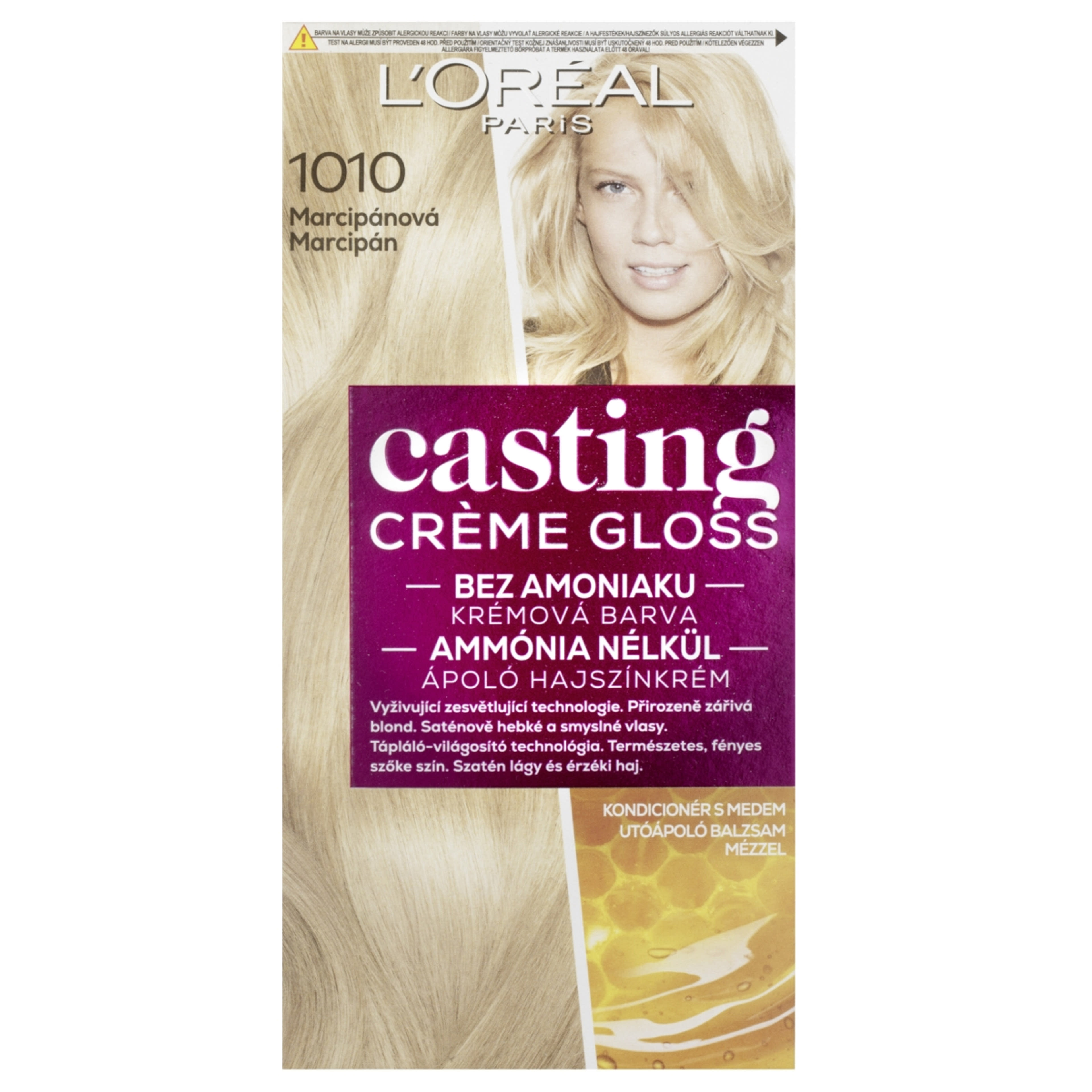 L'Oréal Paris Casting Creme Gloss Hajszínező krém 1010 Világos Jégszőke / marcipán - 1 db-1