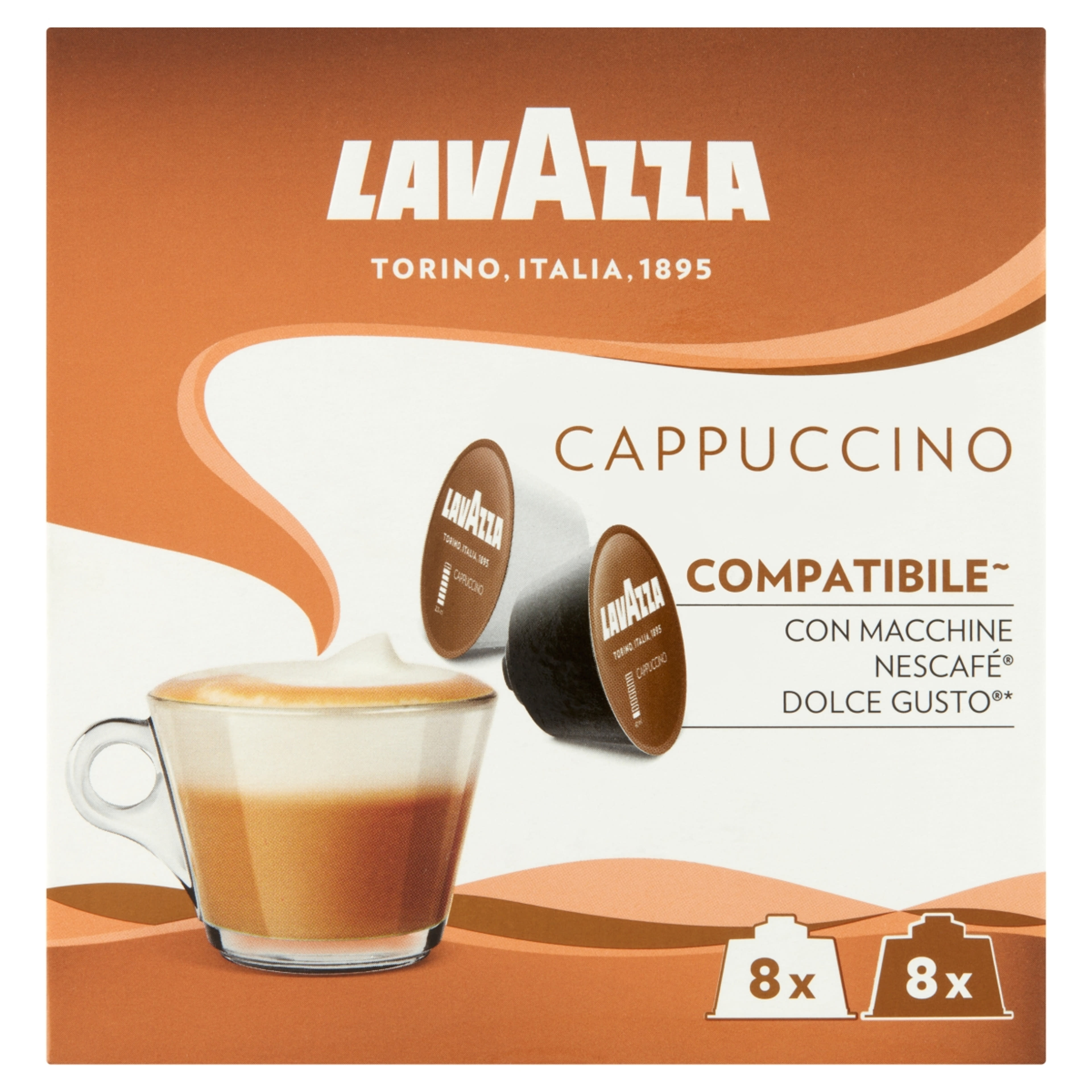 Lavazza Cappuccino Dolce Gusto kávékapszula - 16 db