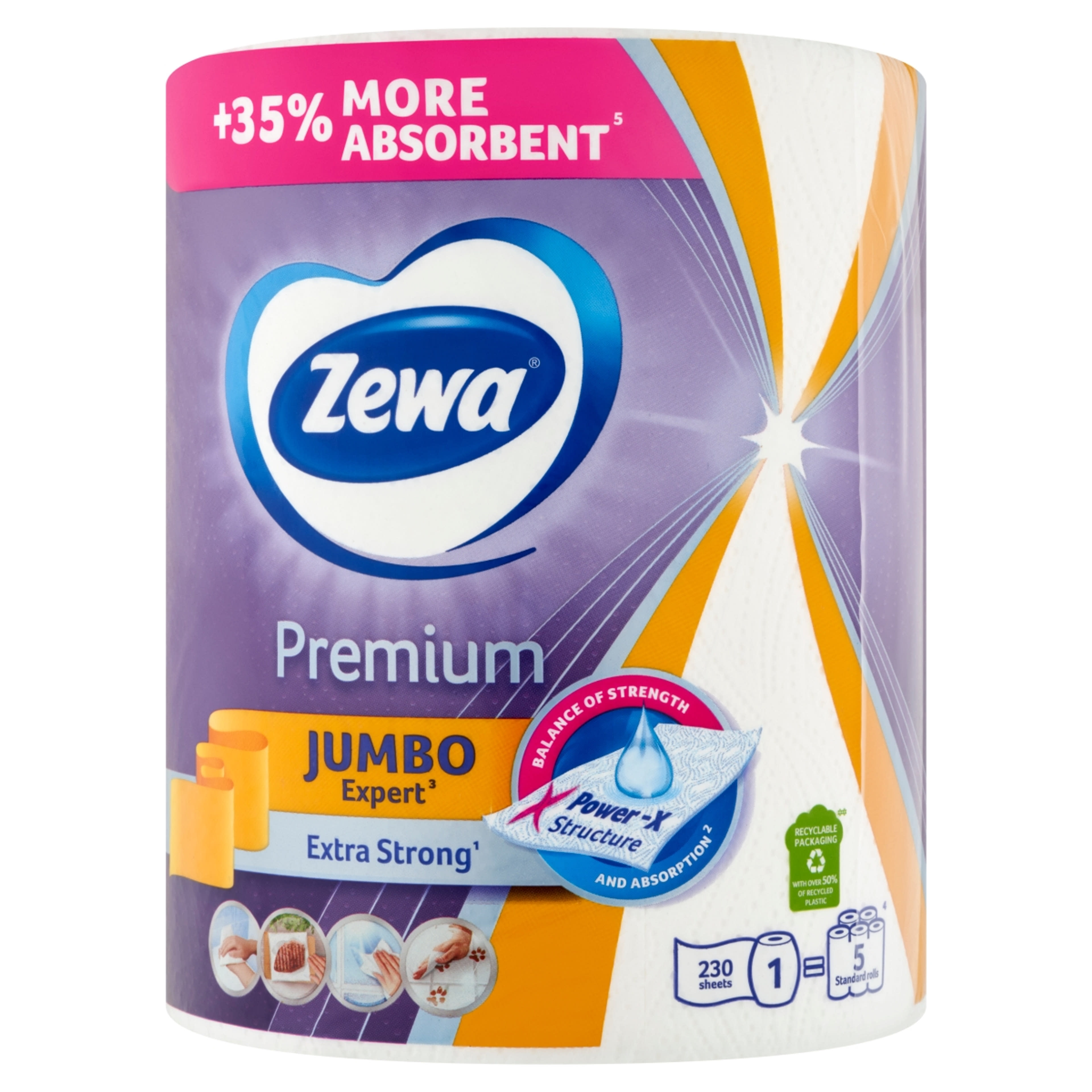 Zewa Premium Jumbo háztartási papírtörlő 3 rétegű - 1 db