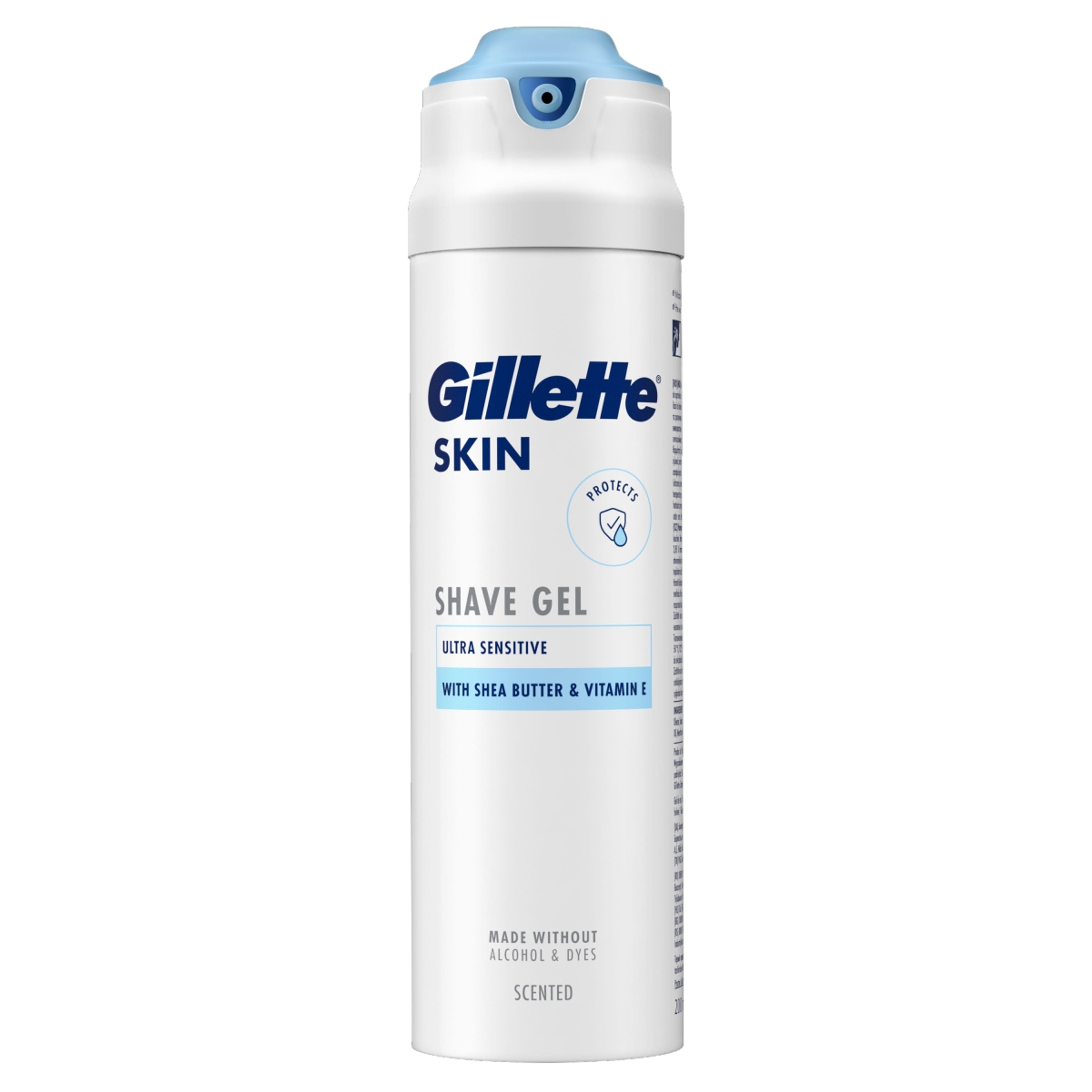 Gillette fusion5 ultra sensitive borotva gél - 200 ml