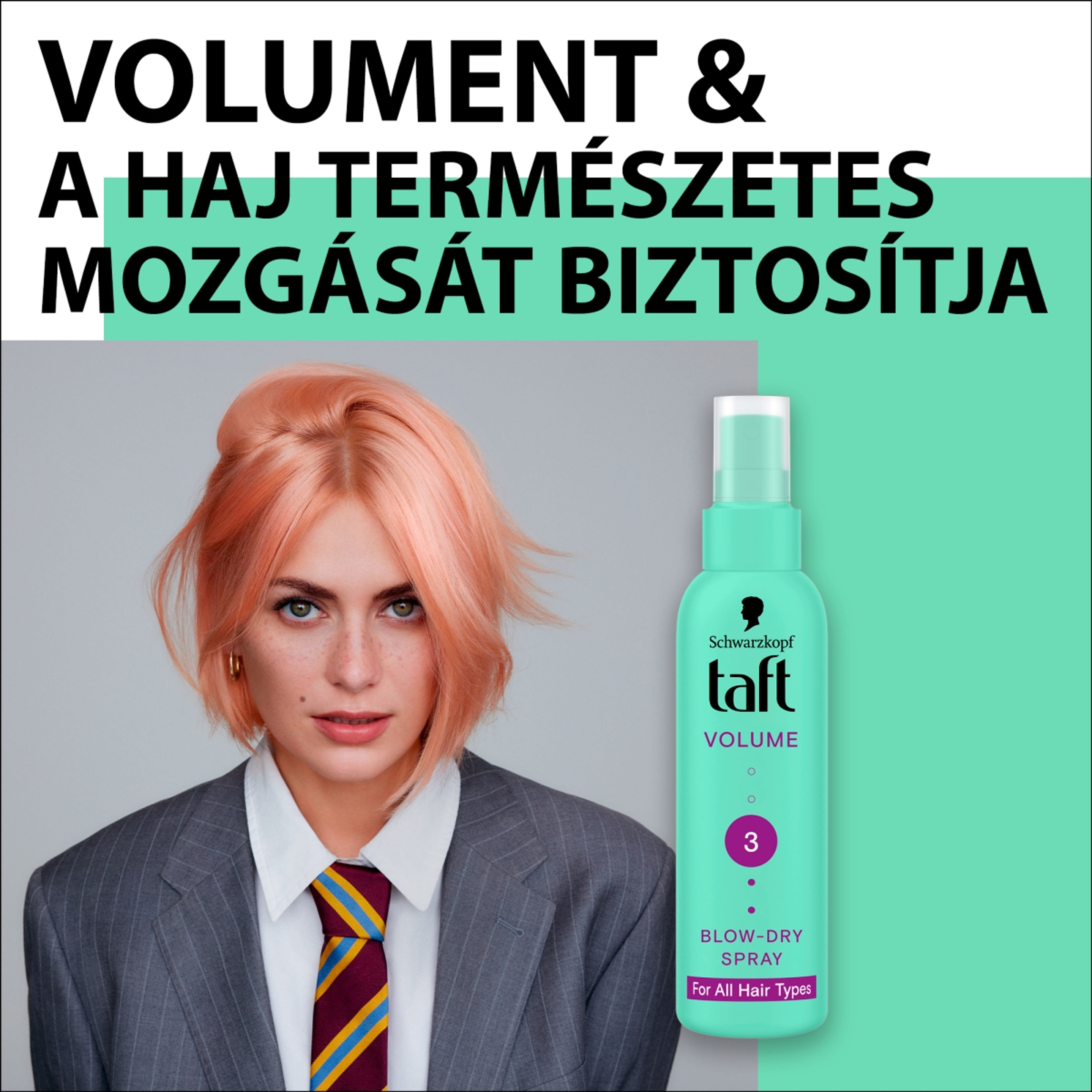 Taft hajformázó spray volumen hajszárítás előtt - 150 ml-2
