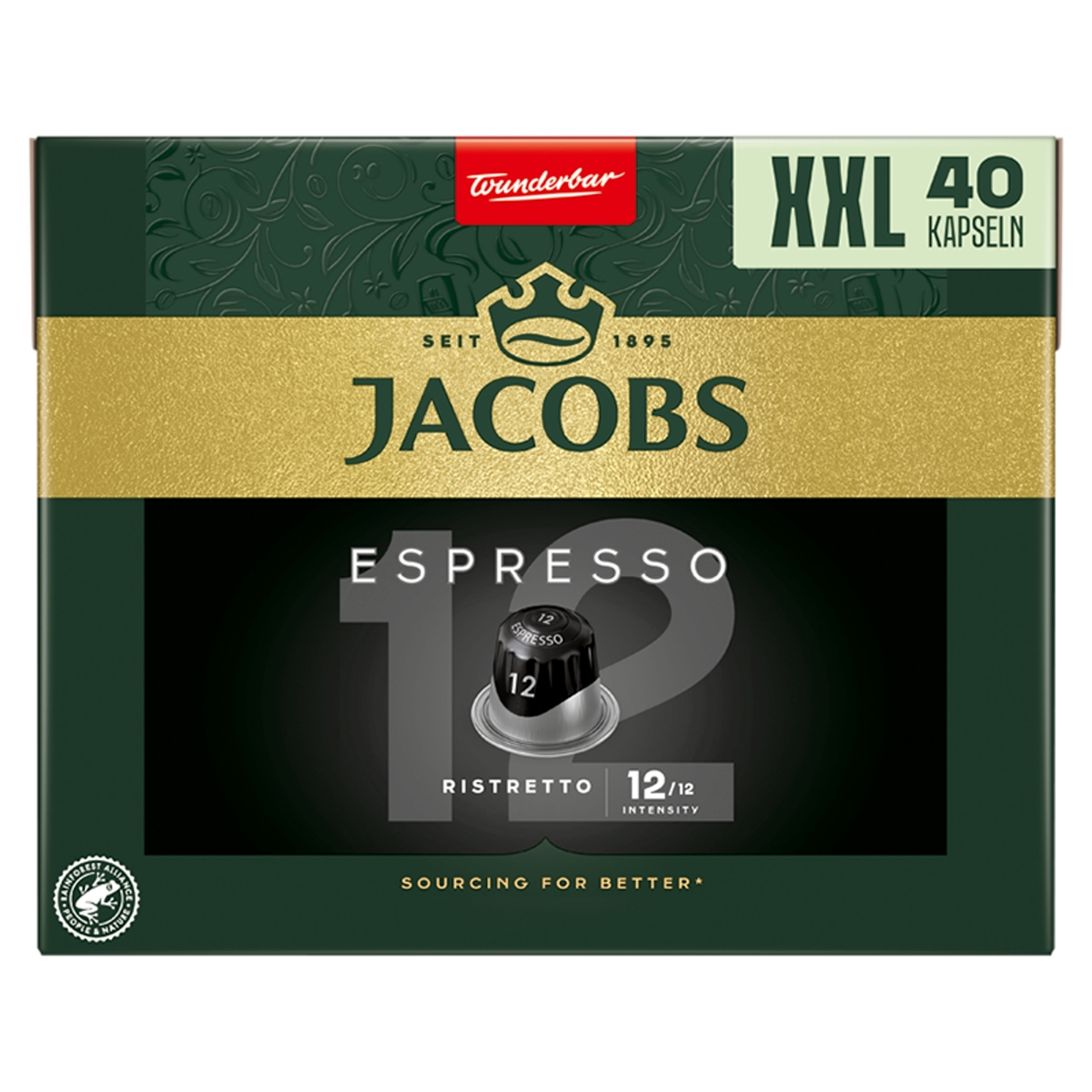 Jacobs Ristretto Nespresso kávékapszula - 40 db
